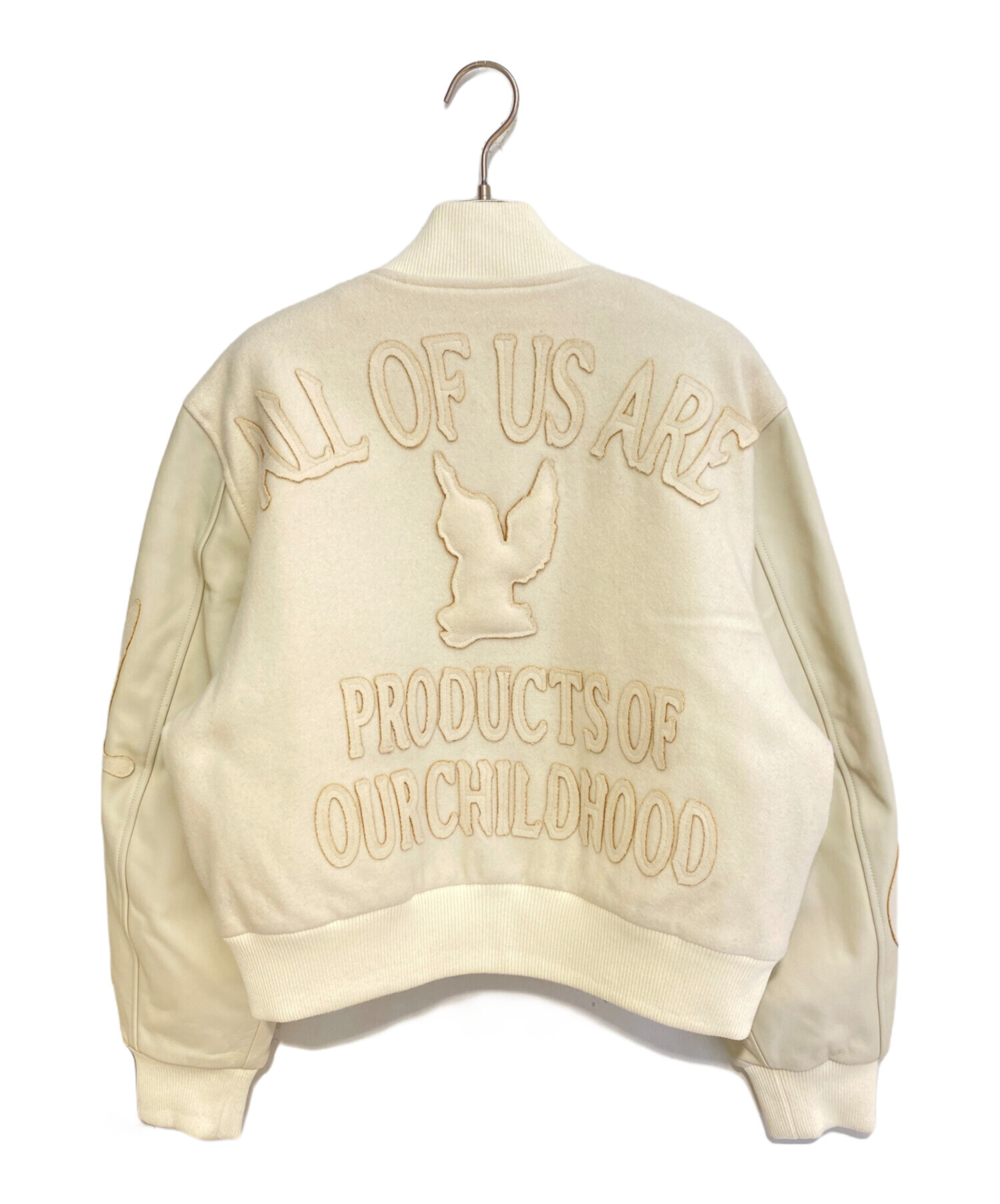 中古・古着通販】MASU (エムエーエスユー) VARSITY JACKET ホワイト 