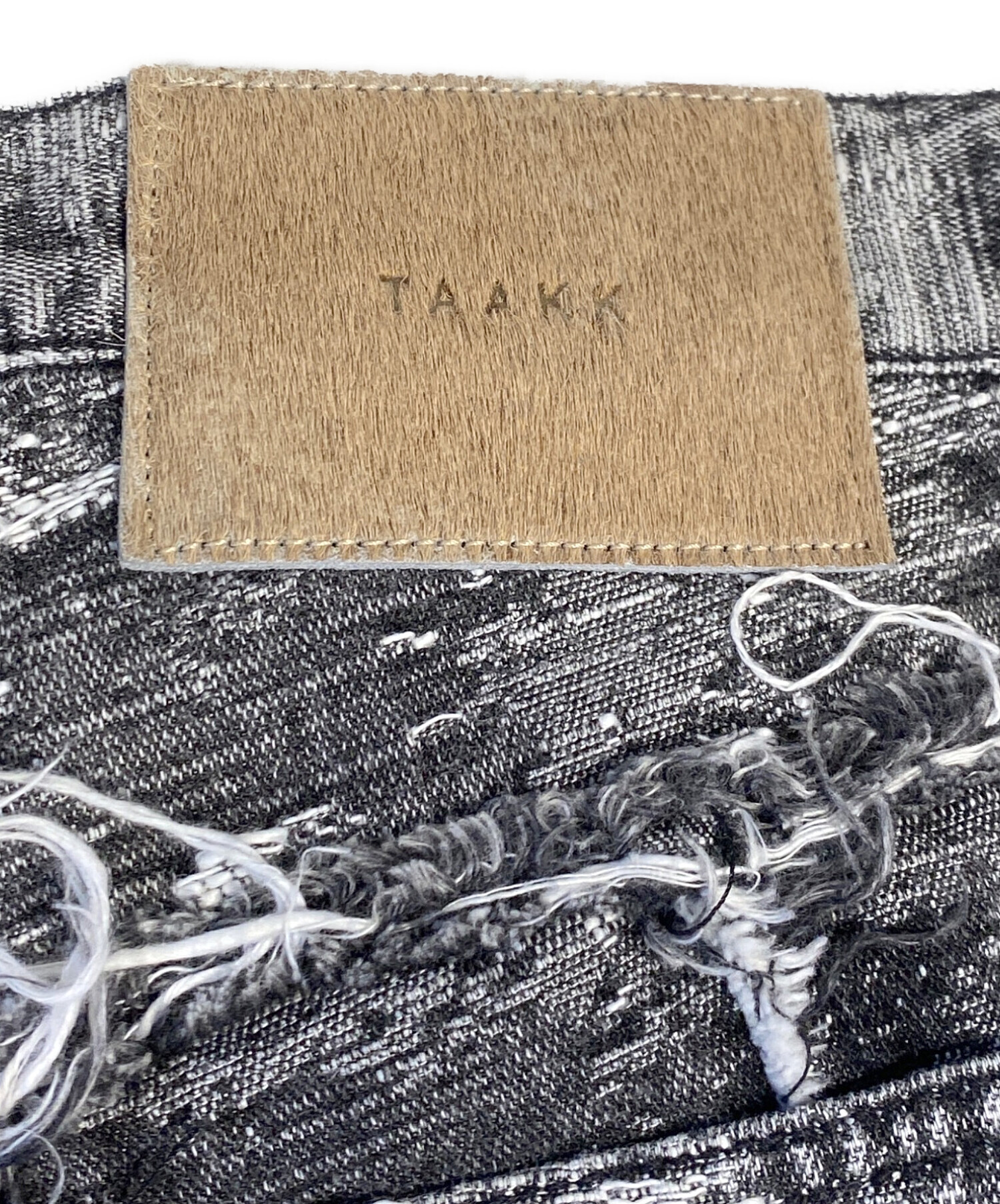 中古・古着通販】TAAKK (ターク) 24AW DENIM PANTS グレー サイズ:1