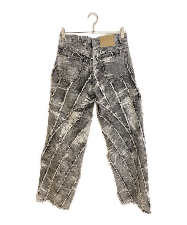 TAAKK 24AW COLLECTION ダメージジーンズ　グレー 中古・古着通販】TAAKK (ターク) 24AW DENIM PANTS グレー サイズ:1