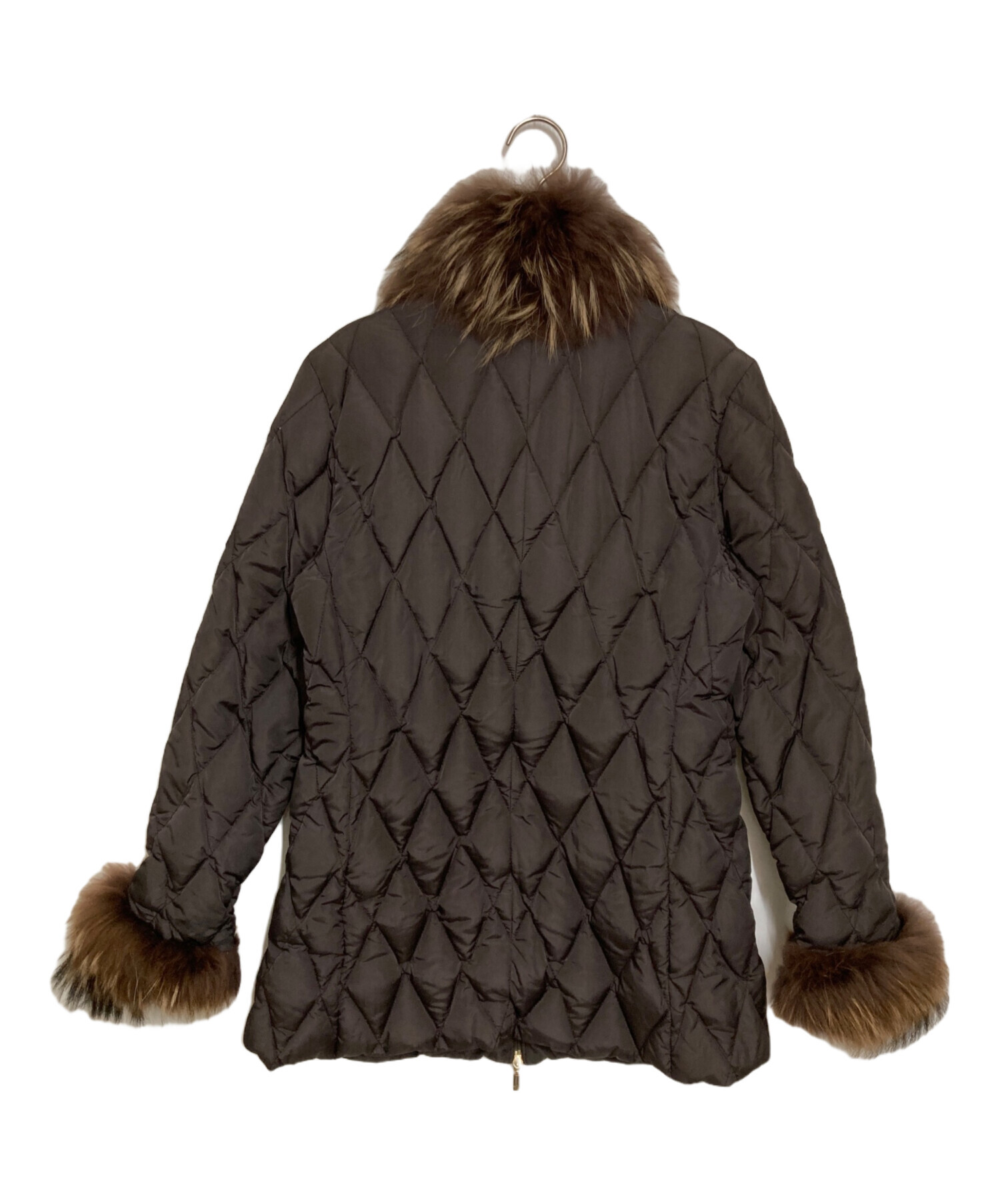 中古・古着通販】MONCLER (モンクレール) ダウンコート ブラウン 
