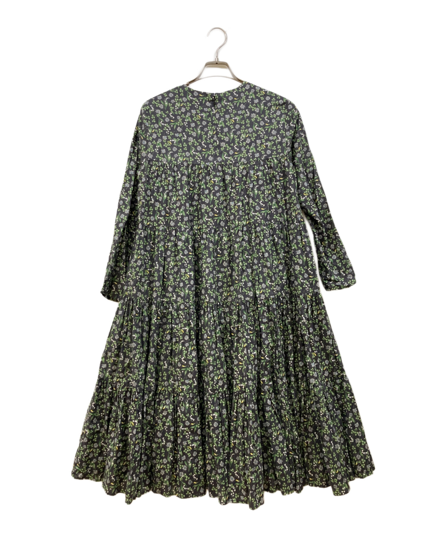 中古・古着通販】OBLI (オブリ) ミディアムティアードワンピース 