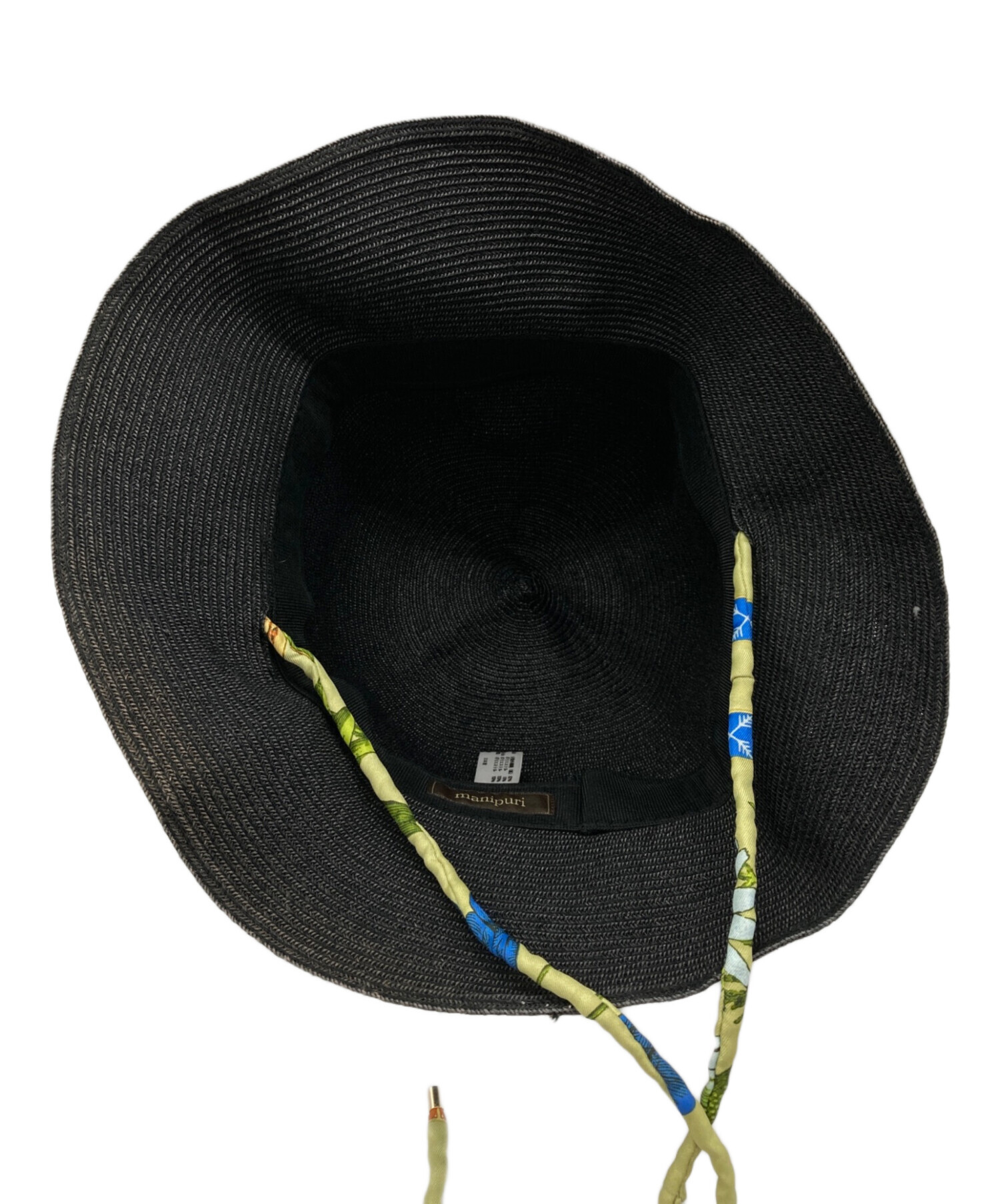 中古・古着通販】manipuri (マニプリ) ペーパーハット ブラック