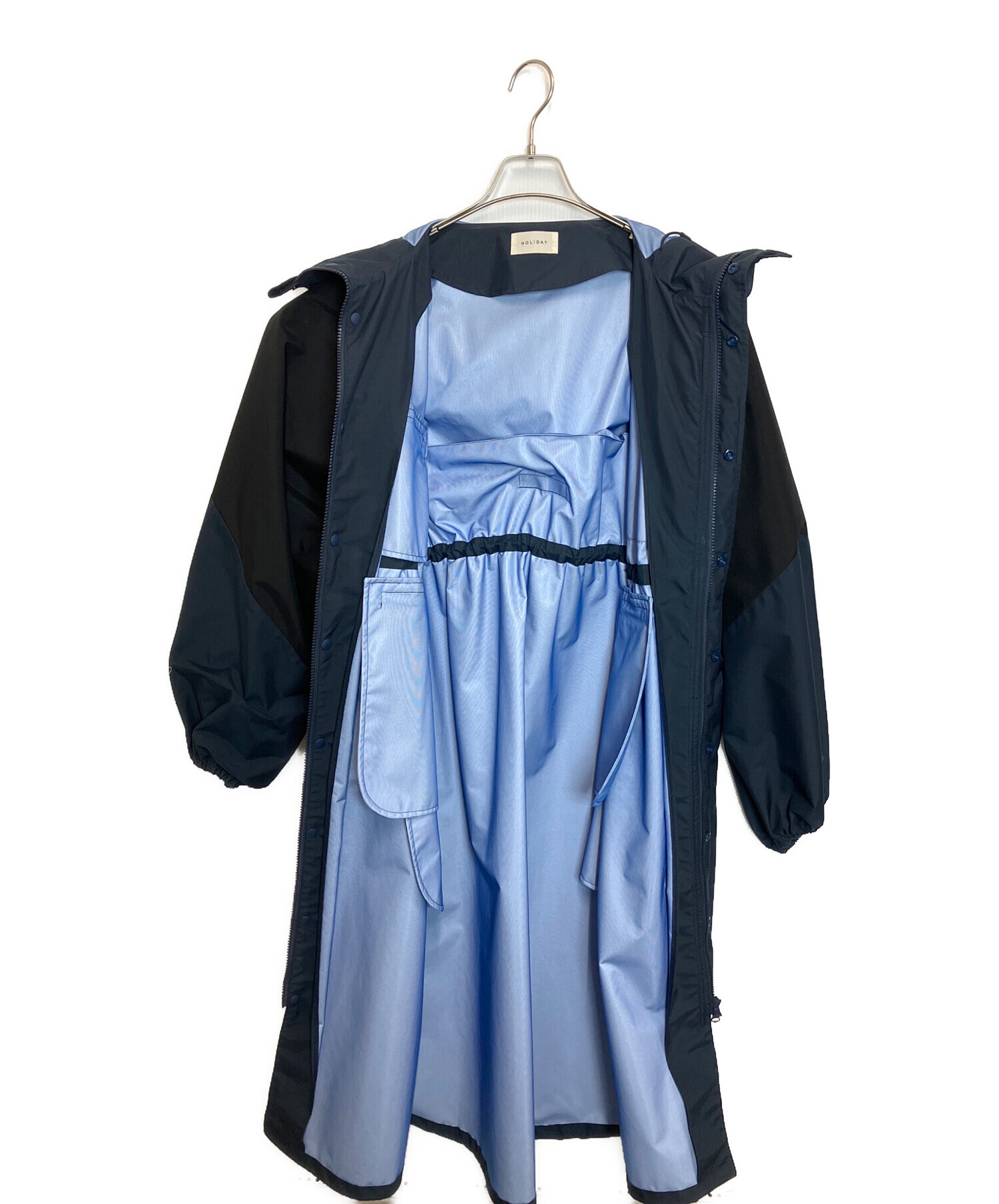 中古・古着通販】holiday (ホリデー) WIND COAT ENOUGH ネイビー