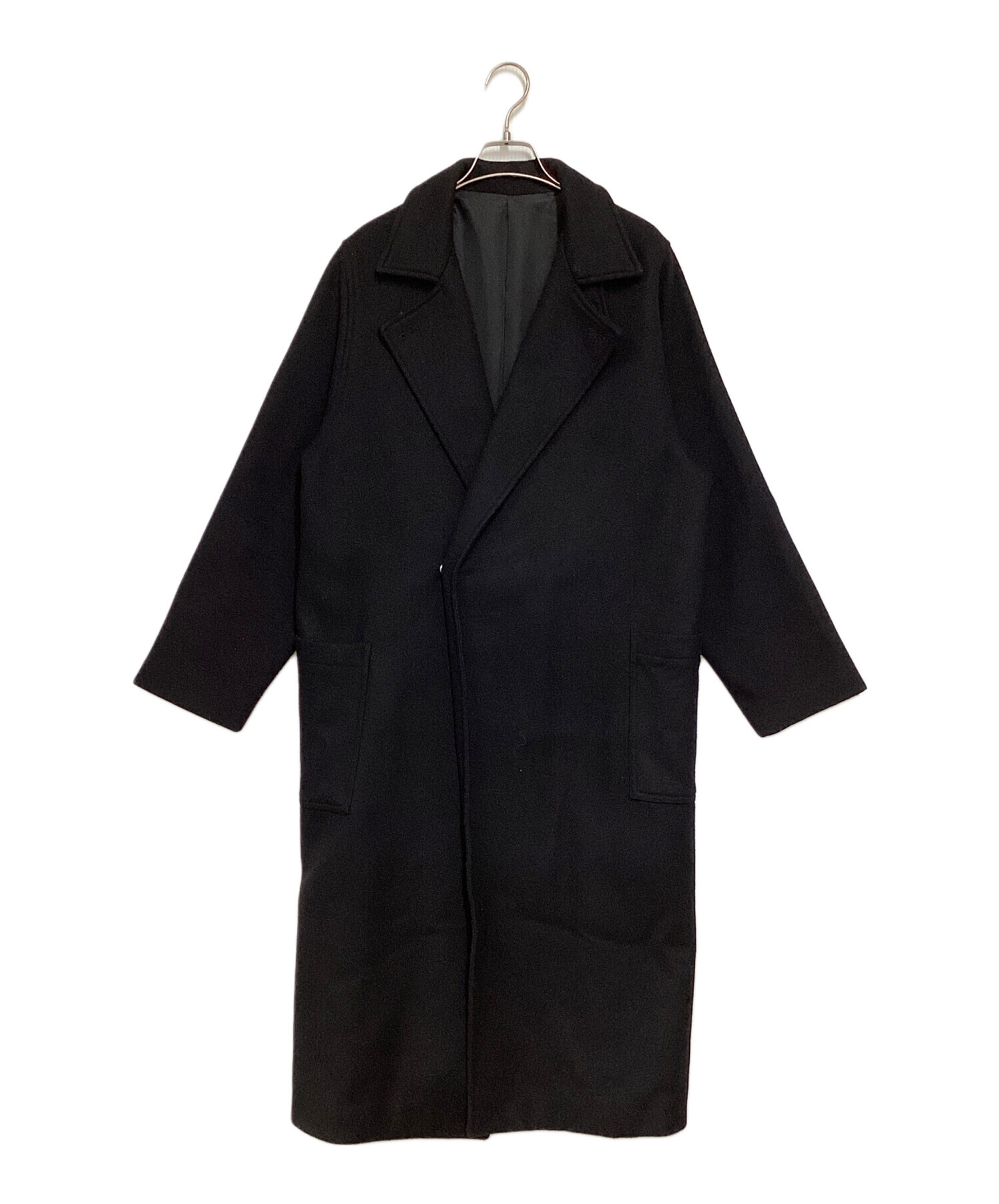 Lui's チェスターコート Sサイズ Lui's 黒 チェスターコート サイズS