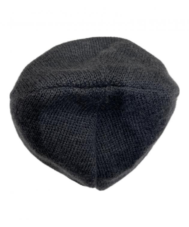 中古・古着通販】MONCLER (モンクレール) logo-patch wool beanie/ロゴ