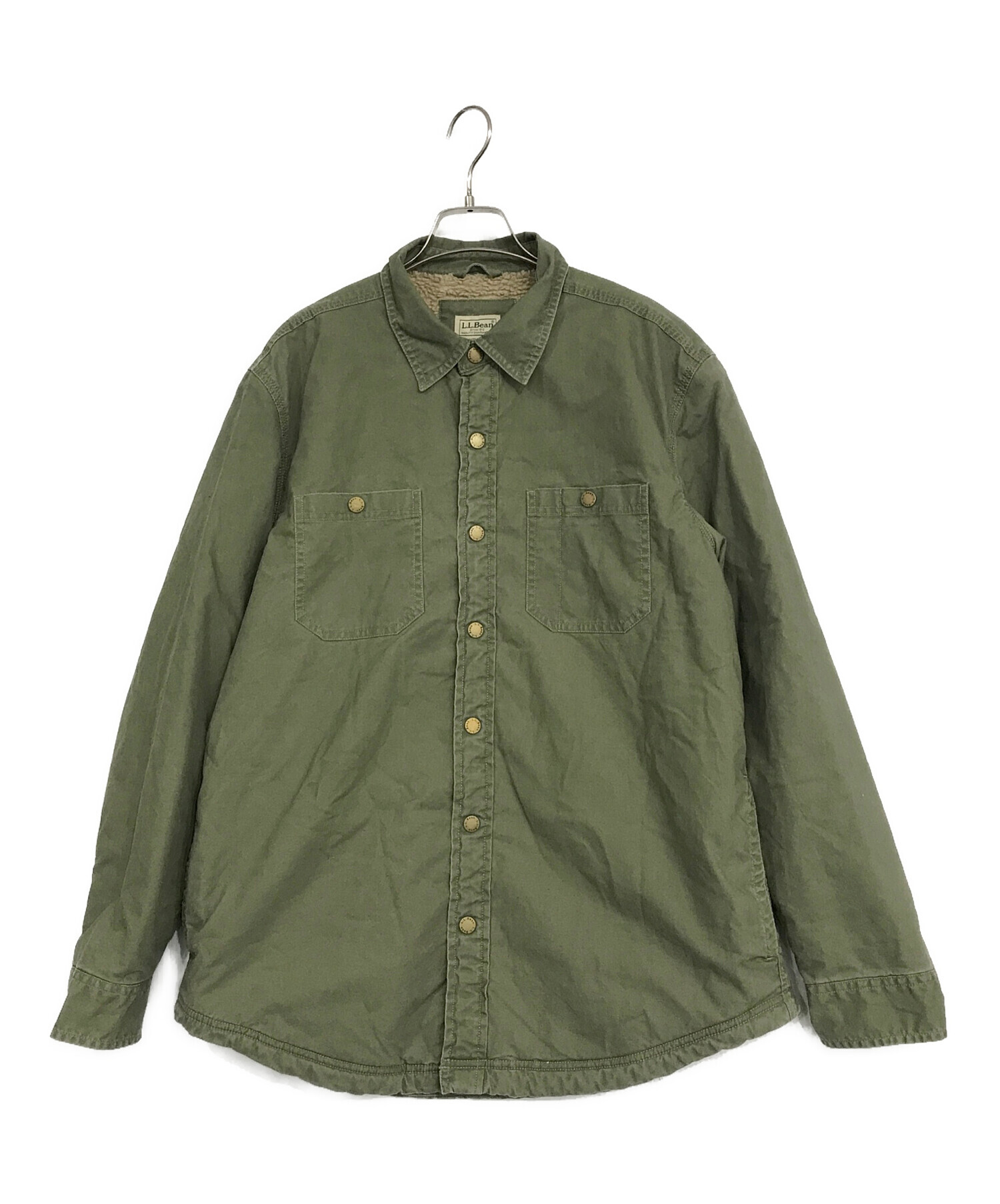 中古・古着通販】L.L.Bean (エルエルビーン) 裏ボアジャケット カーキ