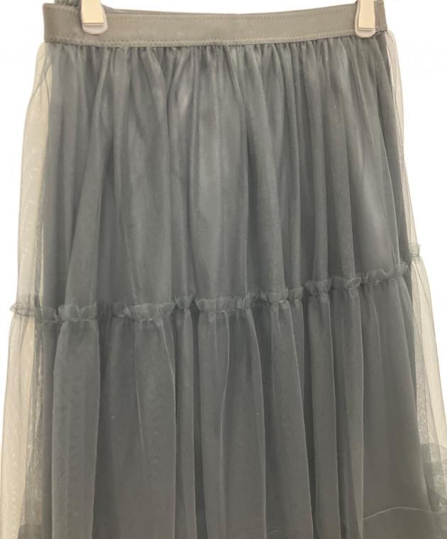 中古・古着通販】ANAYI (アナイ) チュールティアードギャザー スカート