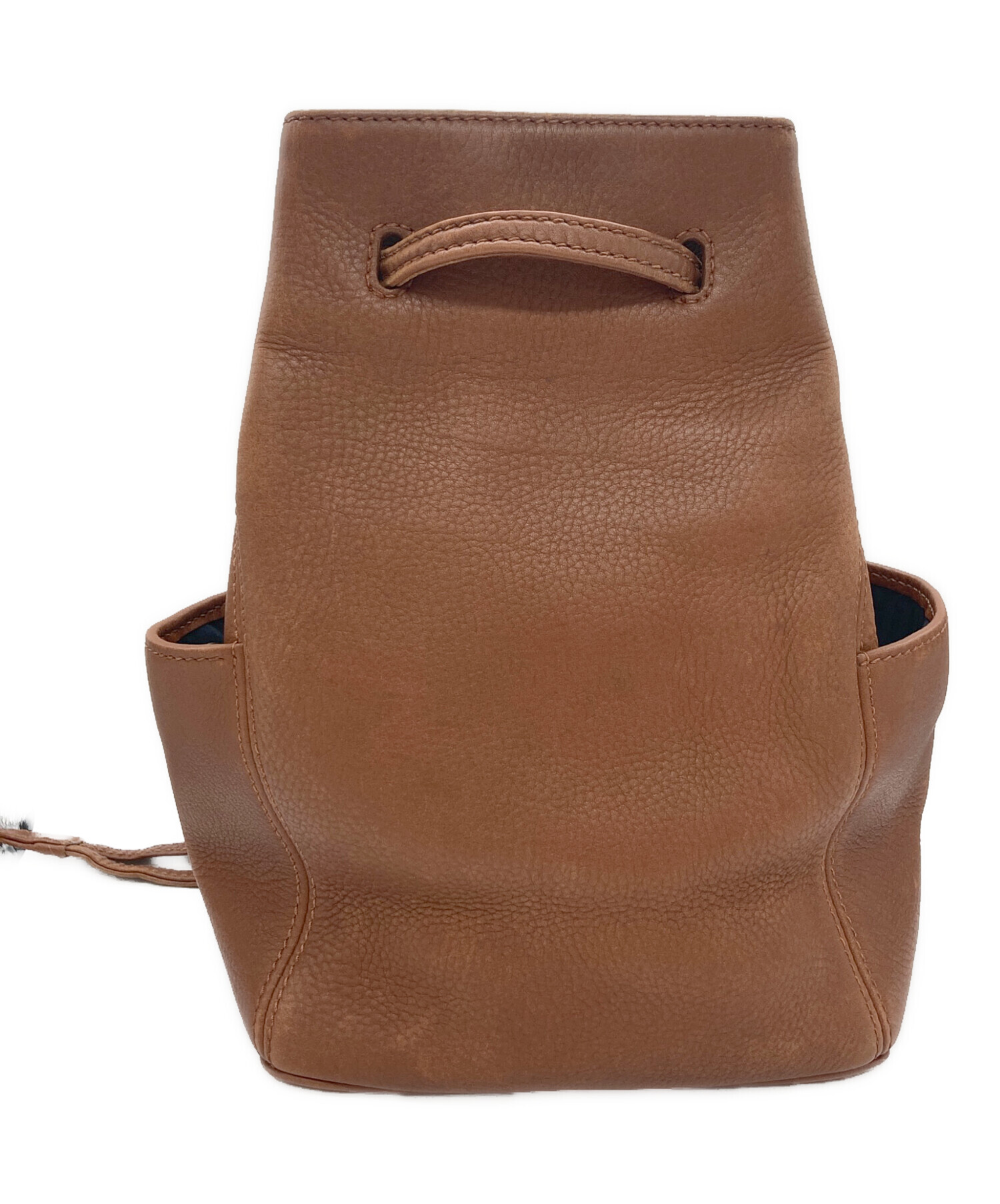 中古・古着通販】COACH (コーチ) レザーリュック キャメル｜ブランド 
