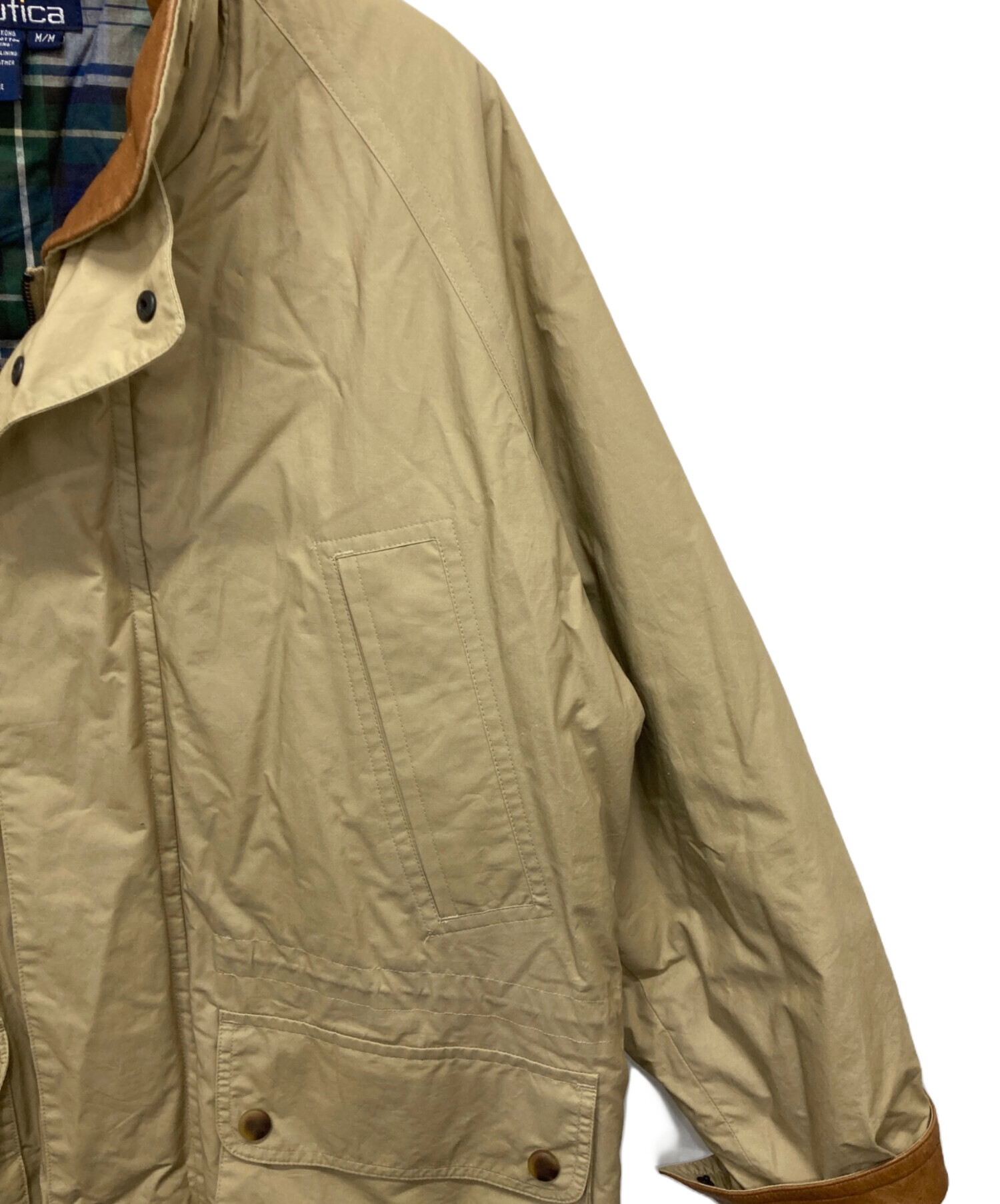 中古・古着通販】NAUTICA (ノーティカ) 90s レザーカラーハンティング