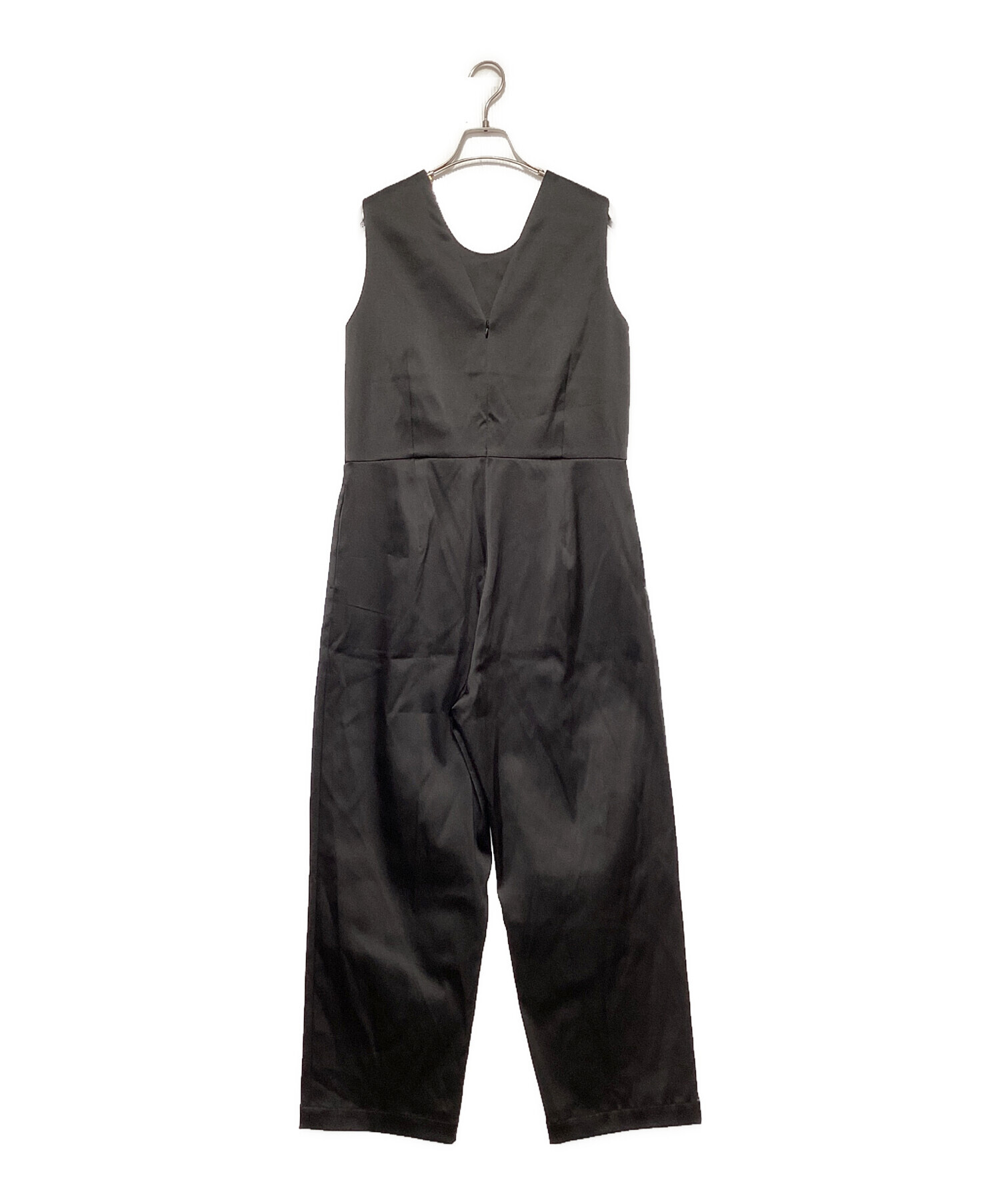 美品 conte コンテ タック ノースリーブ オールインワン レディース  