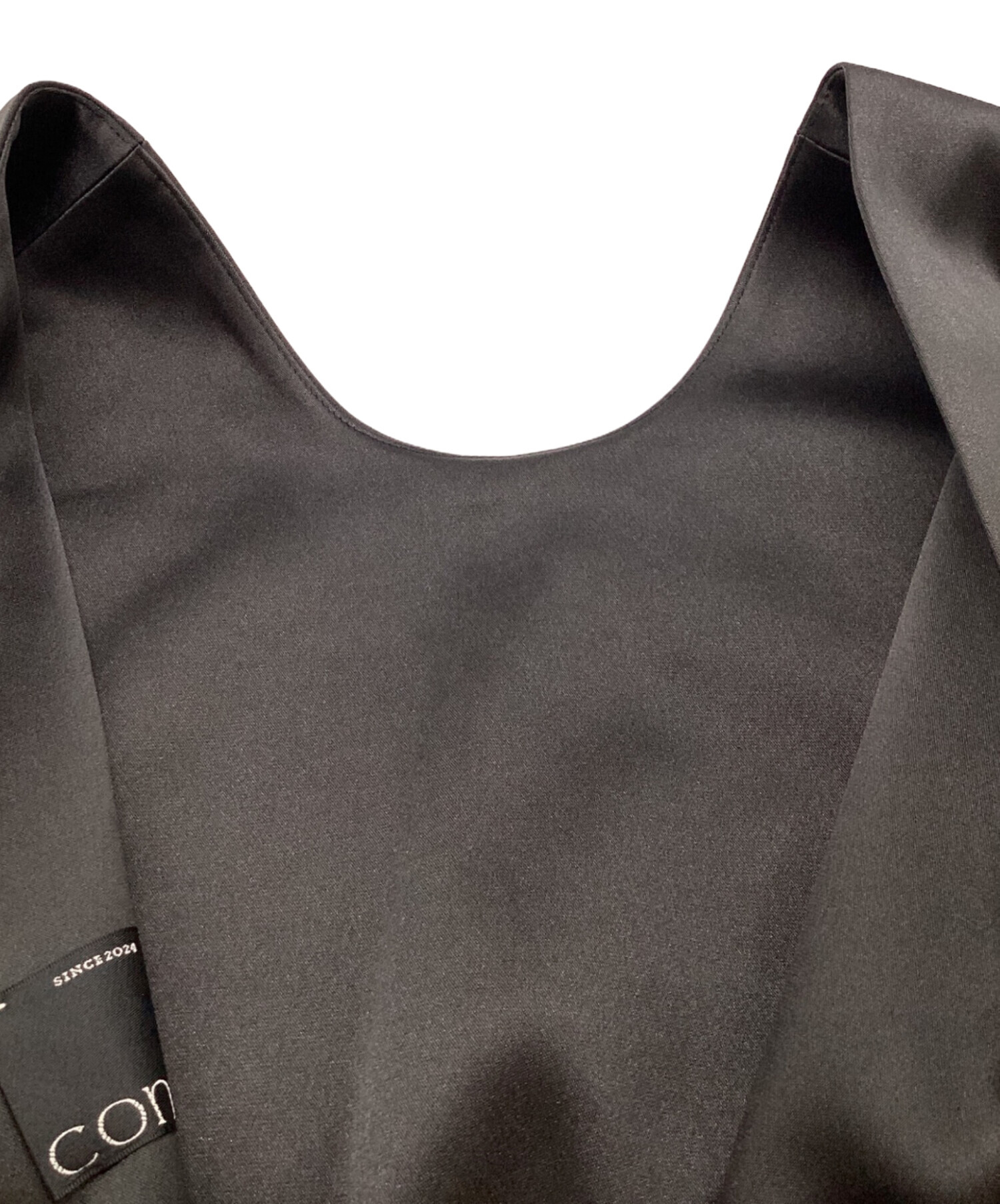 CONTE サテン　ノースリーブオールインワン conte＞サテン ノースリーブ オールインワン