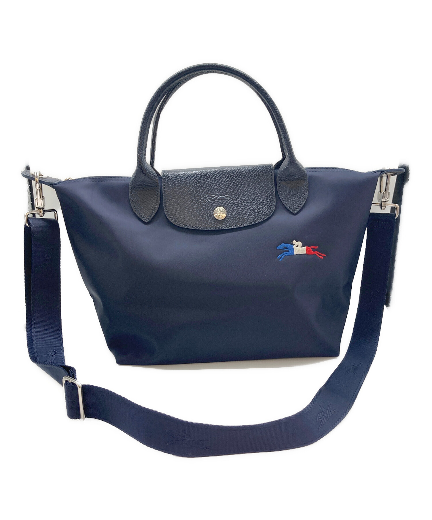 中古・古着通販】LONGCHAMP (ロンシャン) トップハンドルバッグS 