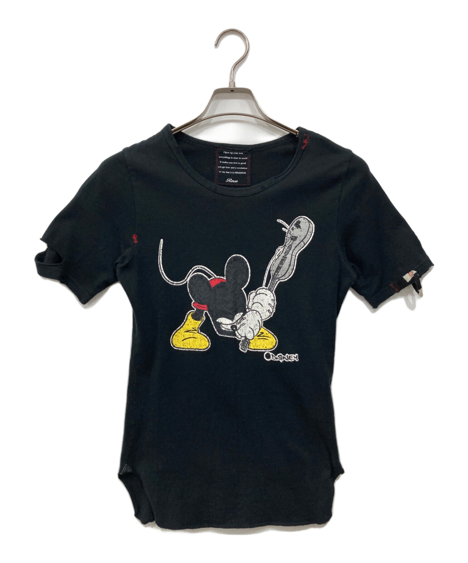 Roen ミッキータンクトップ44 中古・古着通販】Roen (ロエン) Disney (ディズニー) クラッシュ