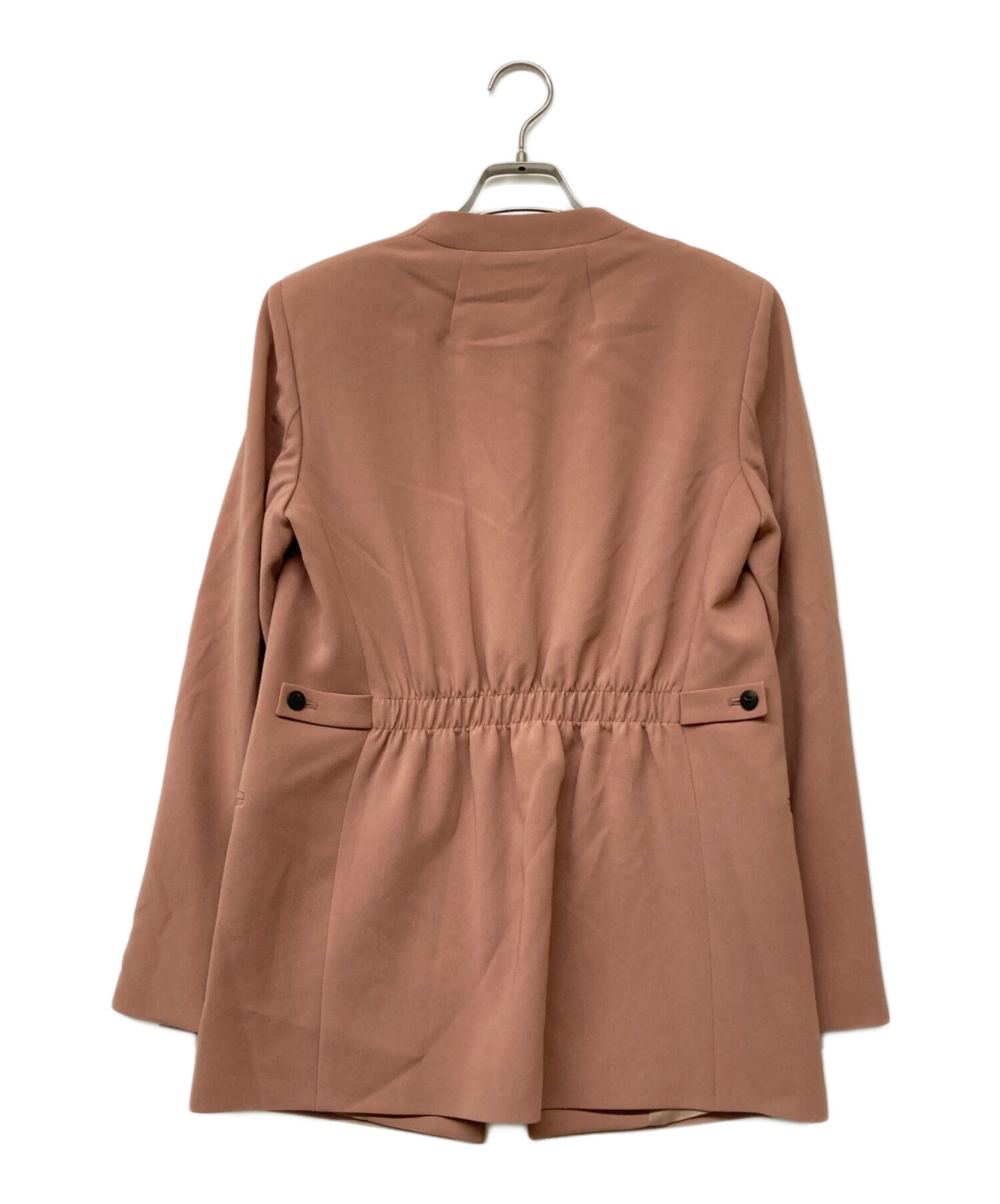 ほぼ未使用 セオリー Admiral Crepe Waist Tab JKT 中古・古着通販】theory (セオリー) Admiral Crepe Waist Tab JKT/ノー