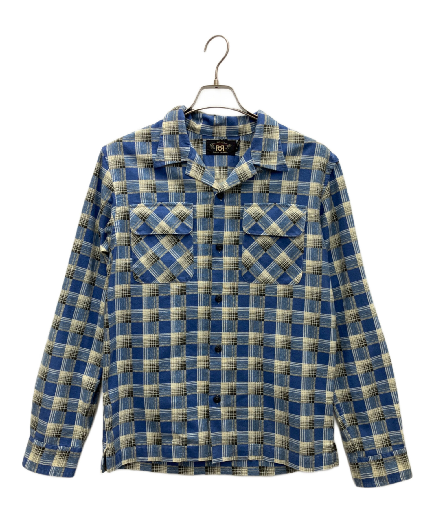 中古・古着通販】RRL (ダブルアールエル) PLAID PRINT CHAMOIS CAMP