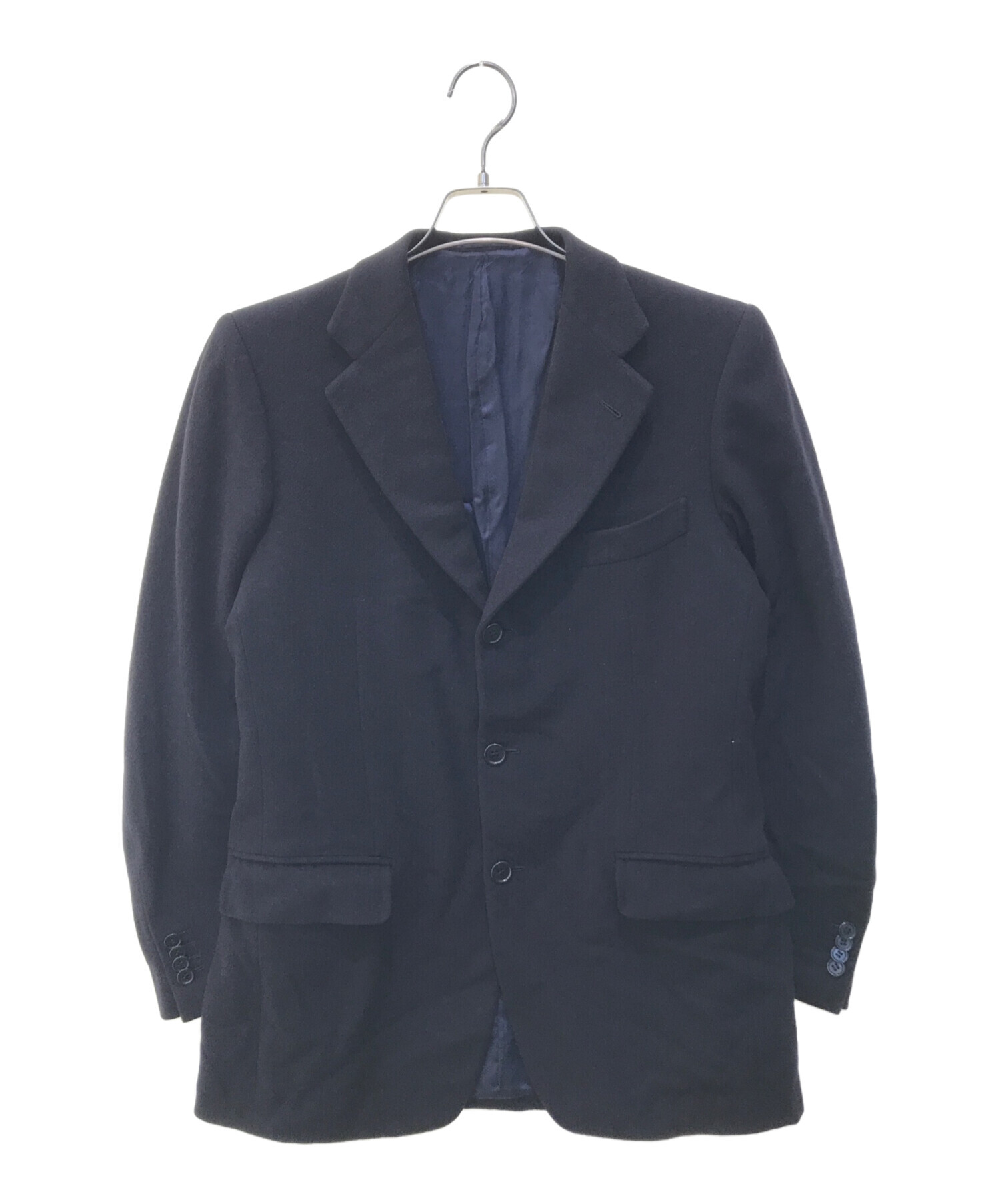 【カルロバルベラ社生地】トゥモローランド テーラードジャケット ネイビー 46 CARLO BARBERA テーラードジャケット ネイビー