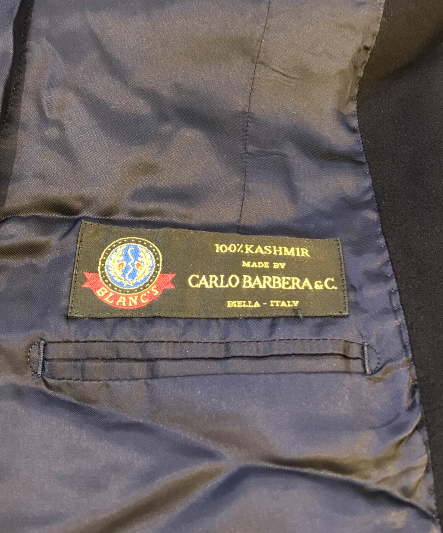 中古・古着通販】CARLO BARBERA (カルロバルベラ) カシミヤテーラード 