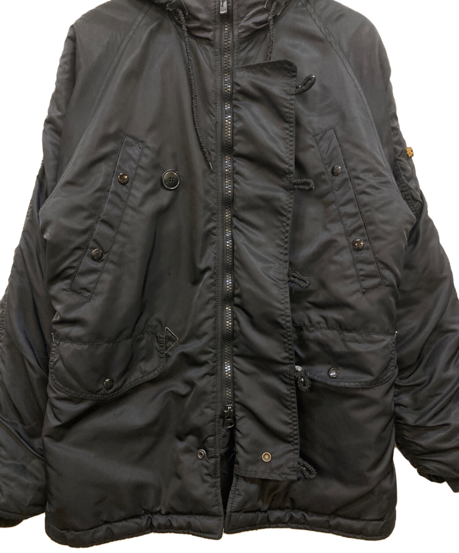 中古・古着通販】ALPHA (アルファ) N-3B フライトジャケット ブラック