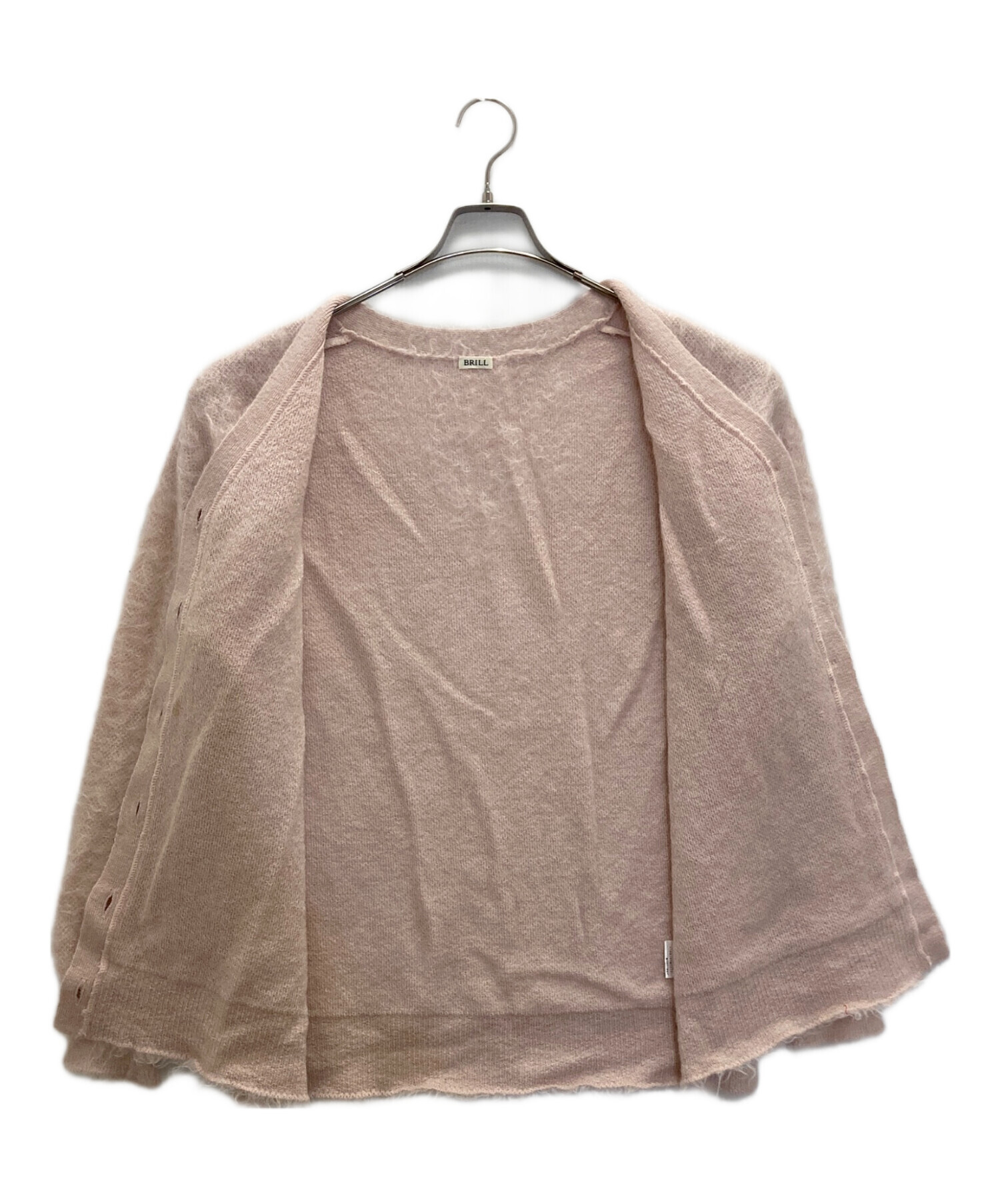 中古・古着通販】BRILL (ブリル) Vネックジャガードカーディガン