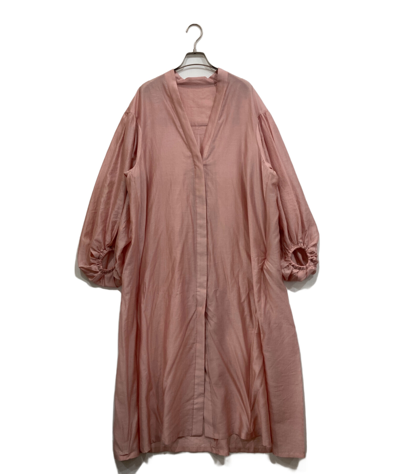 中古・古着通販】LE PHIL (ル フィル) シアーローンワンピース ピンク