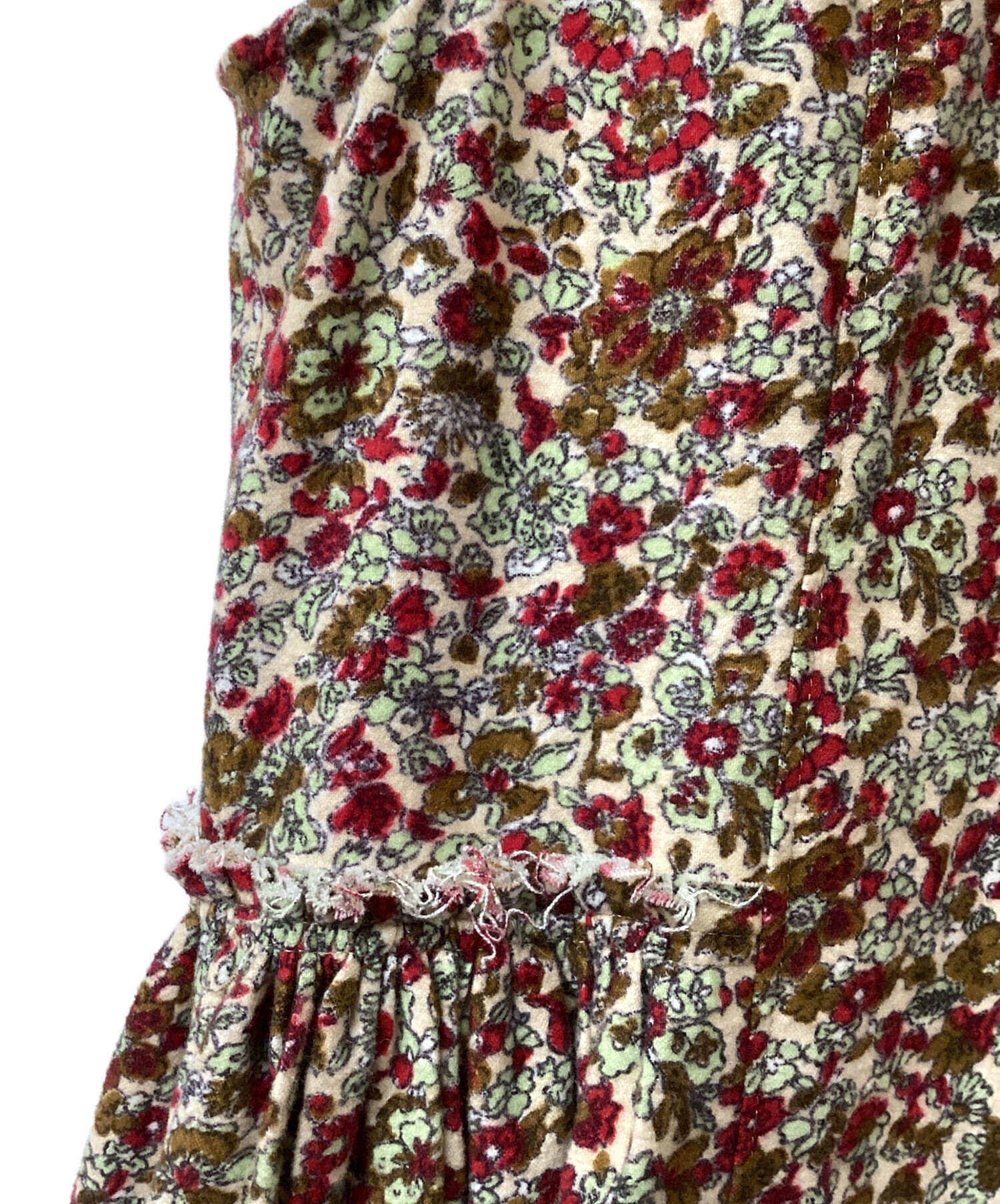中古・古着通販】susuri (ススリ) コットン Vネック ショアライン 