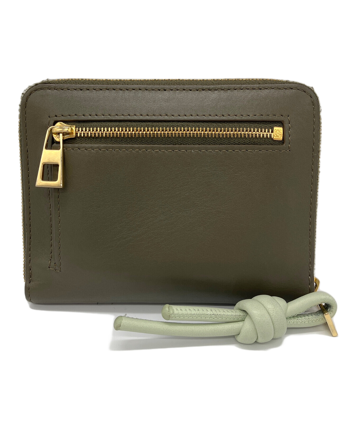 中古・古着通販】LOEWE (ロエベ) ノットコンパクトジップウォレット