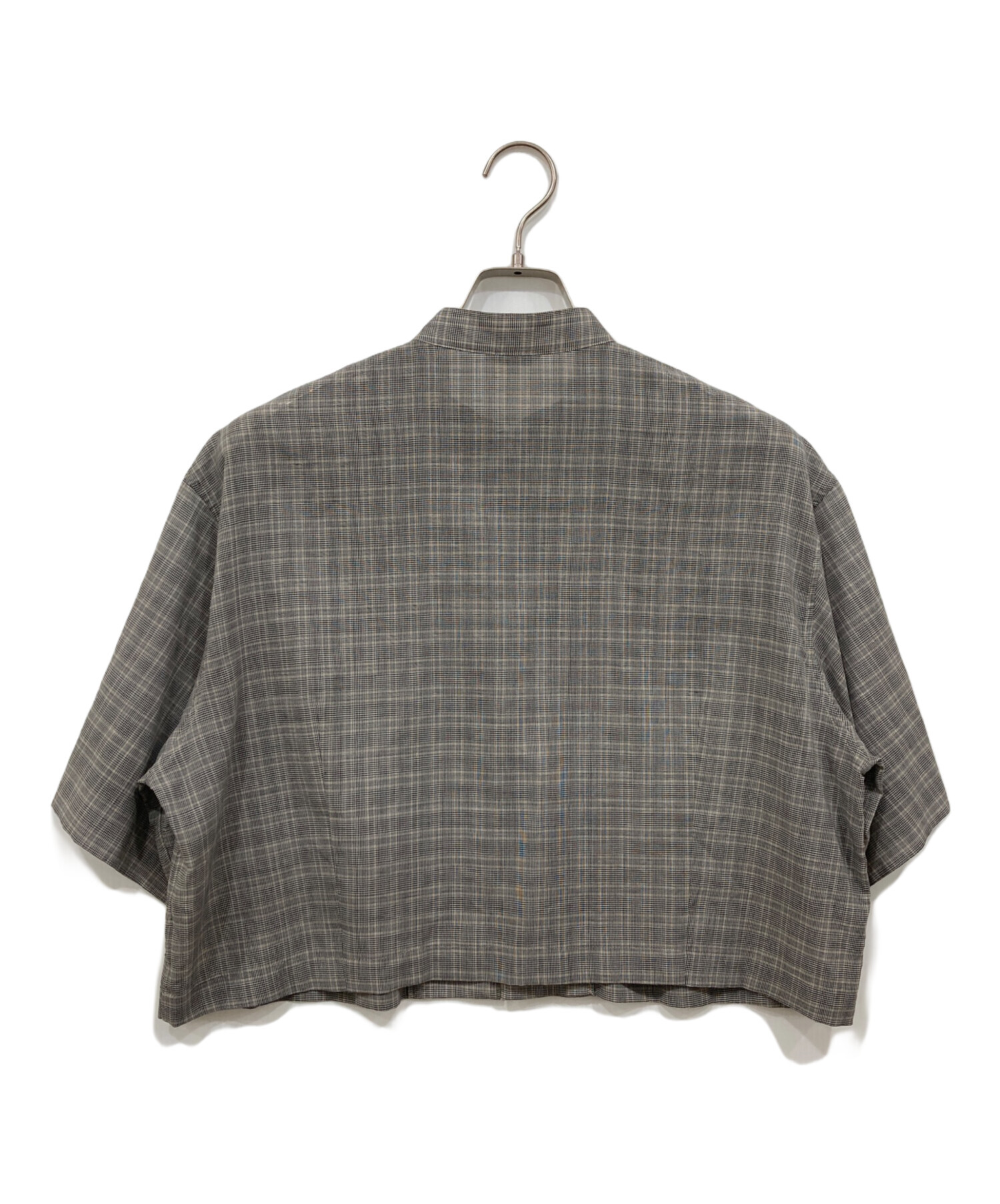 クラネ ループライン チェックシャツ CLANE LOOP LINE CHECK SHORT