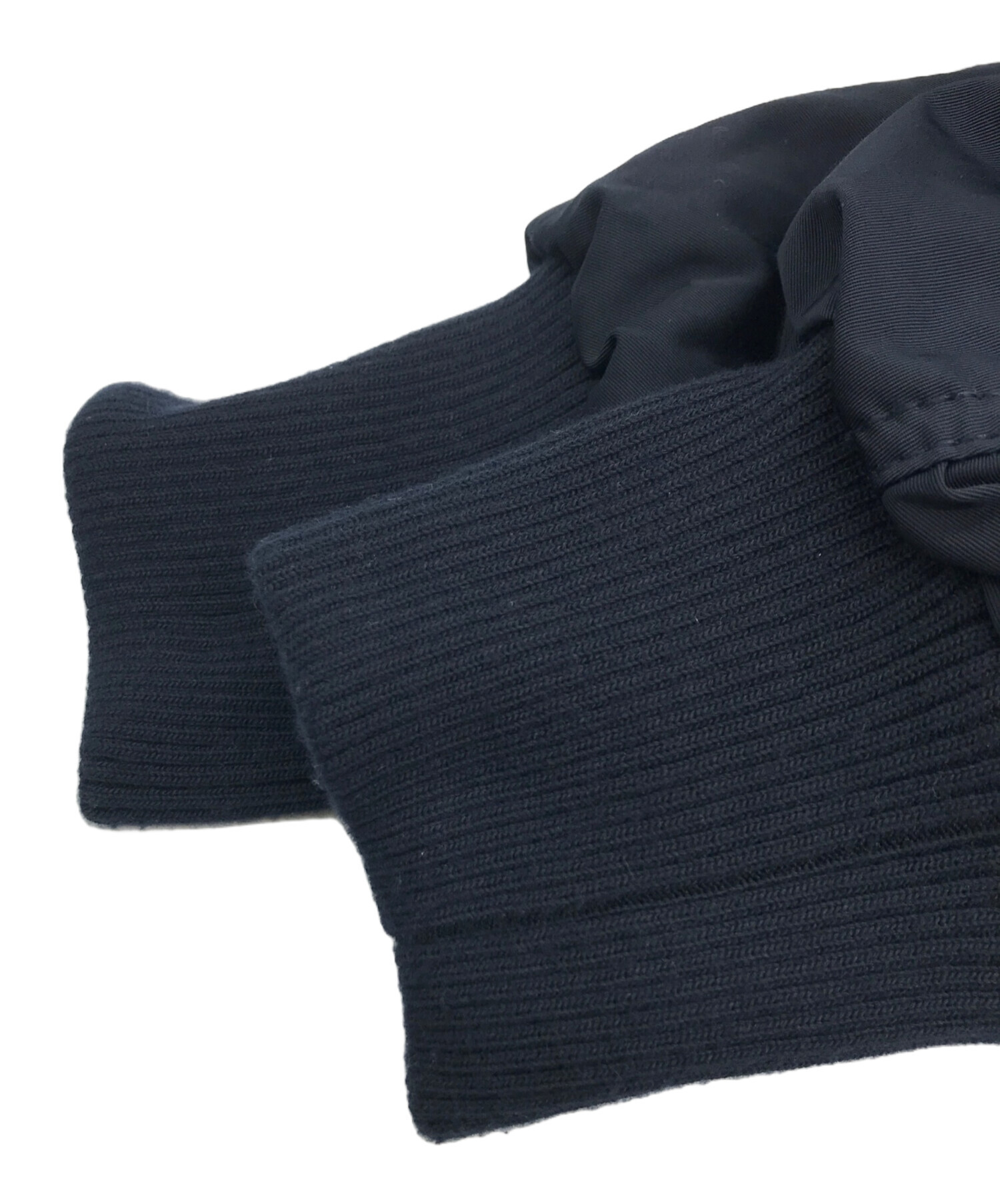 中古・古着通販】ZARA (ザラ) マッチングボンバーコート ネイビー 