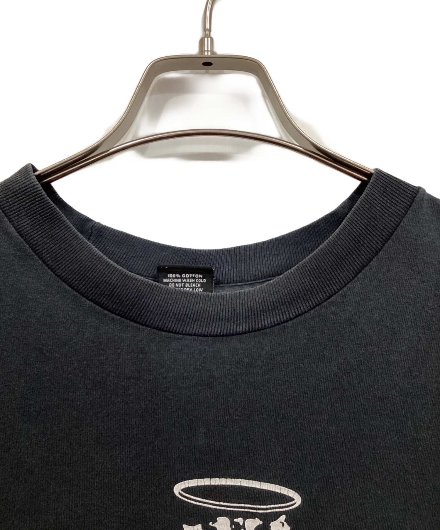 中古・古着通販】stussy (ステューシー) プリントTシャツ ブラック