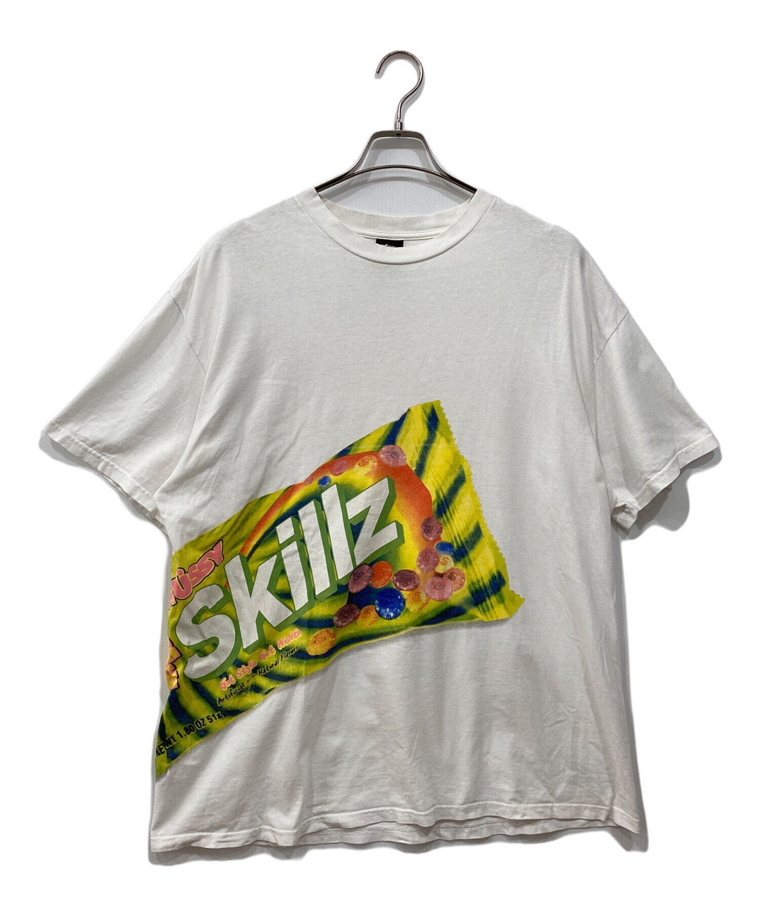 中古・古着通販】stussy (ステューシー) プリントTシャツ ホワイト 