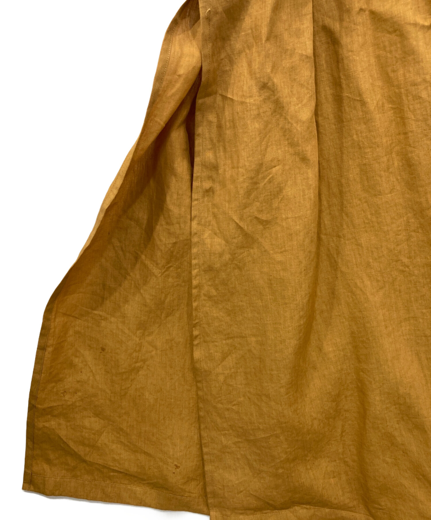 中古・古着通販】HYKE (ハイク) LINEN SHORT SLEEVE MAXI DRESS