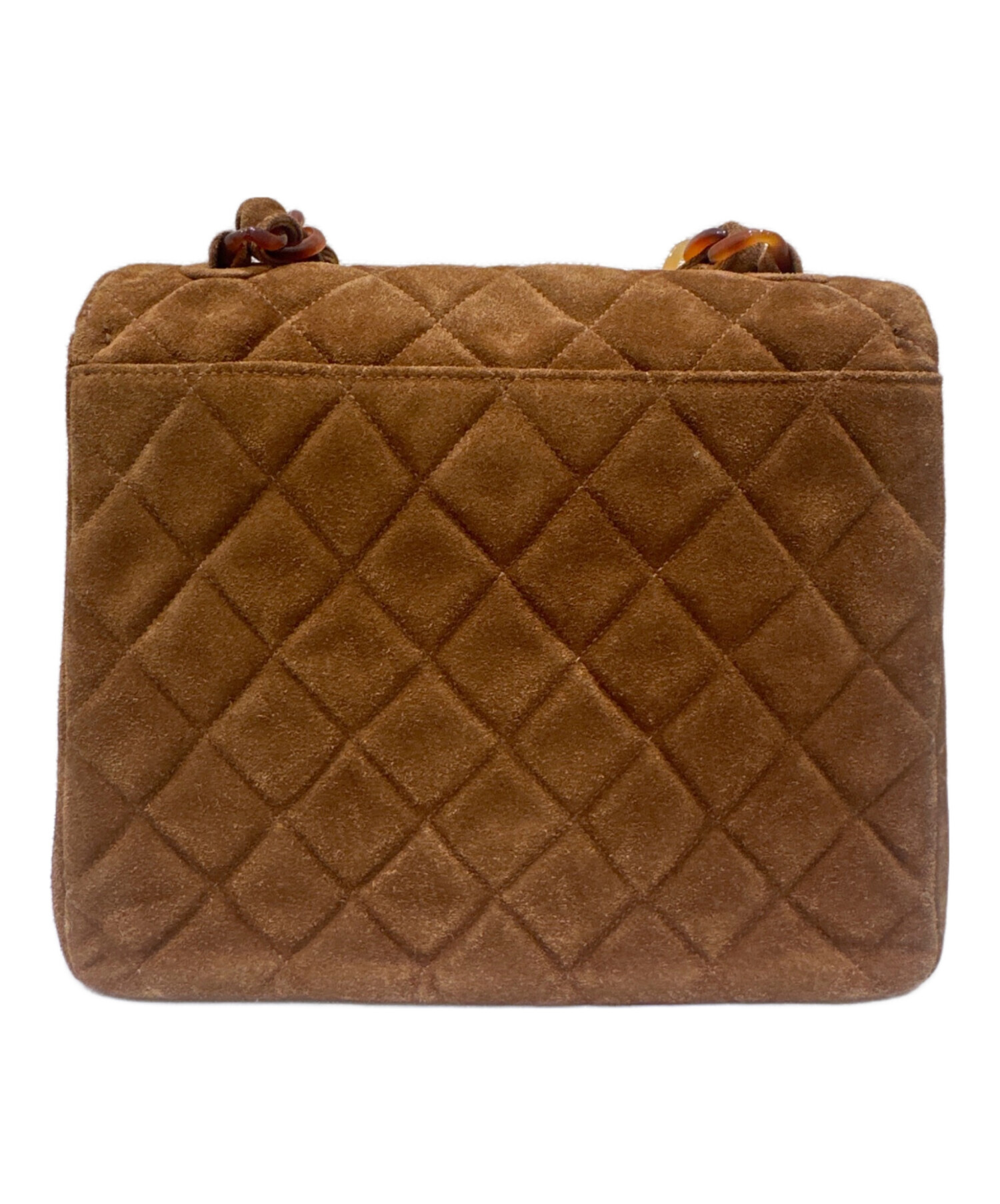中古・古着通販】CHANEL (シャネル) スウェードチェーンショルダー