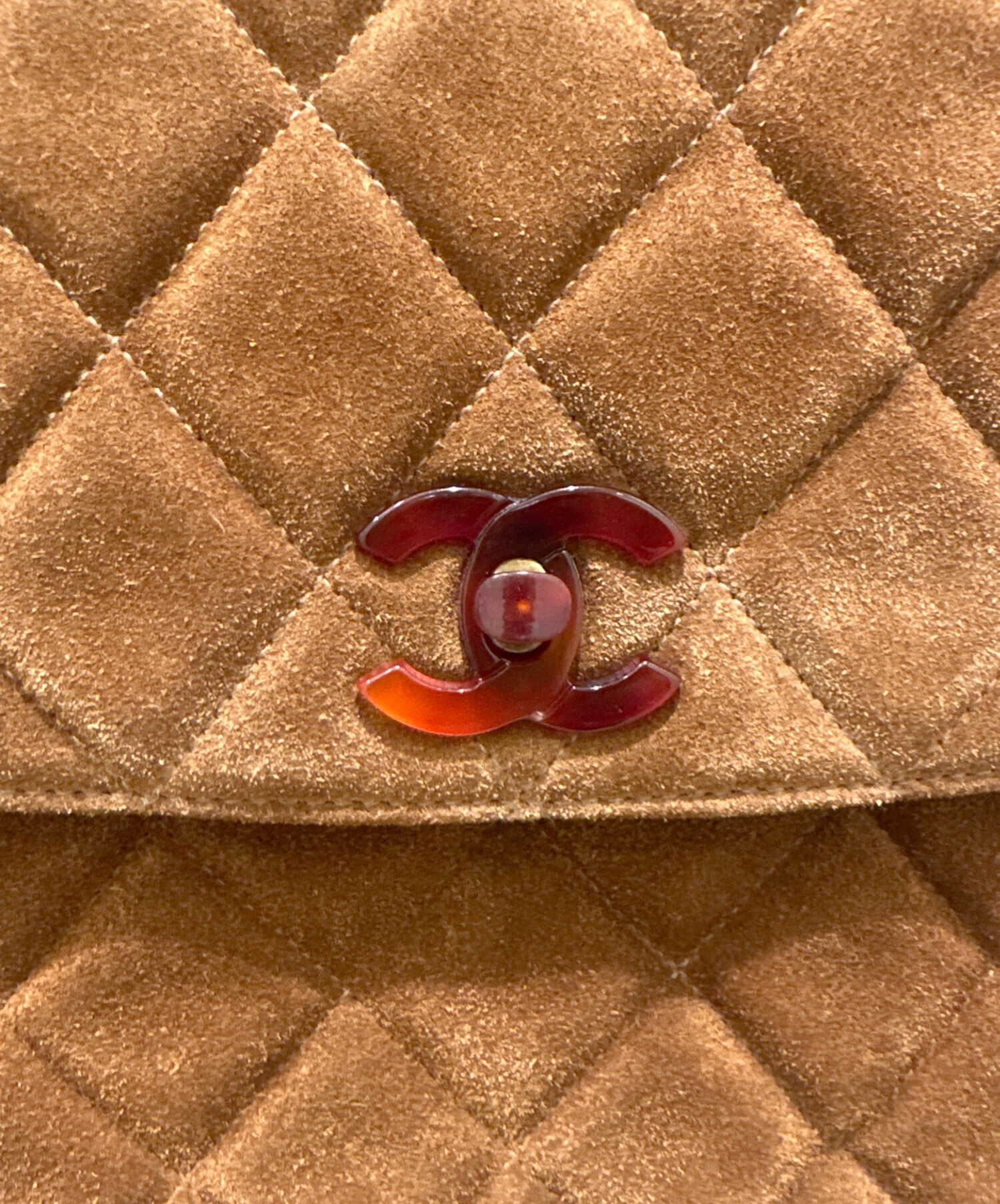 中古・古着通販】CHANEL (シャネル) スウェードチェーンショルダー