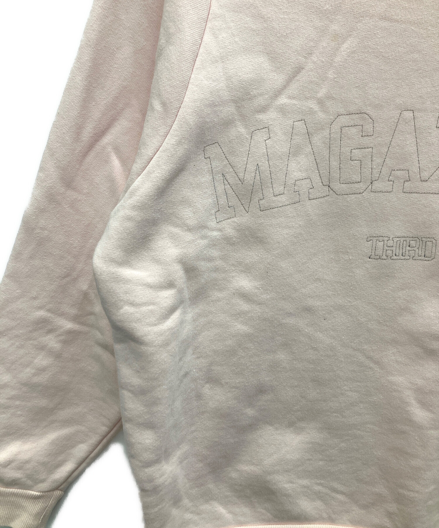 中古・古着通販】THIRD MAGAZINE (サードマガジン) ビッグロゴ刺繍