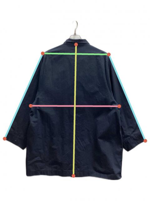 中古・古着通販】kontor (コントール) HIGH COLLAR COAT ネイビー