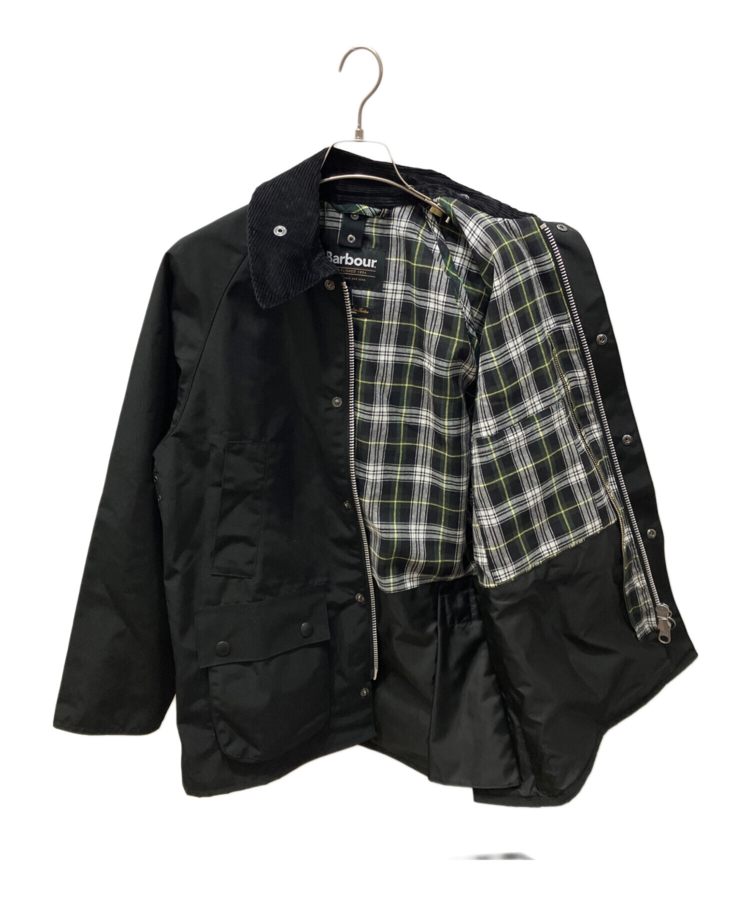 バブアー　ビデイル　36 Barbour BEDALE黒　中古 EXCELLENT USED) Barbour BEDALE SL PEACHED COTTON バブアー SL