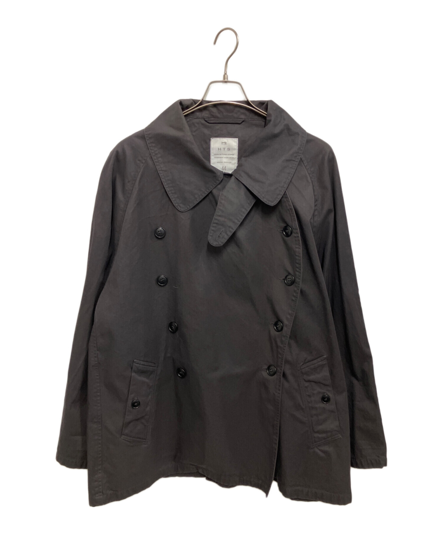HTS (HARROW TOWN STORES) ダブルオーバーショートコート 中古・古着通販】HTS (エイチティーエス) ダブルオーバーショート