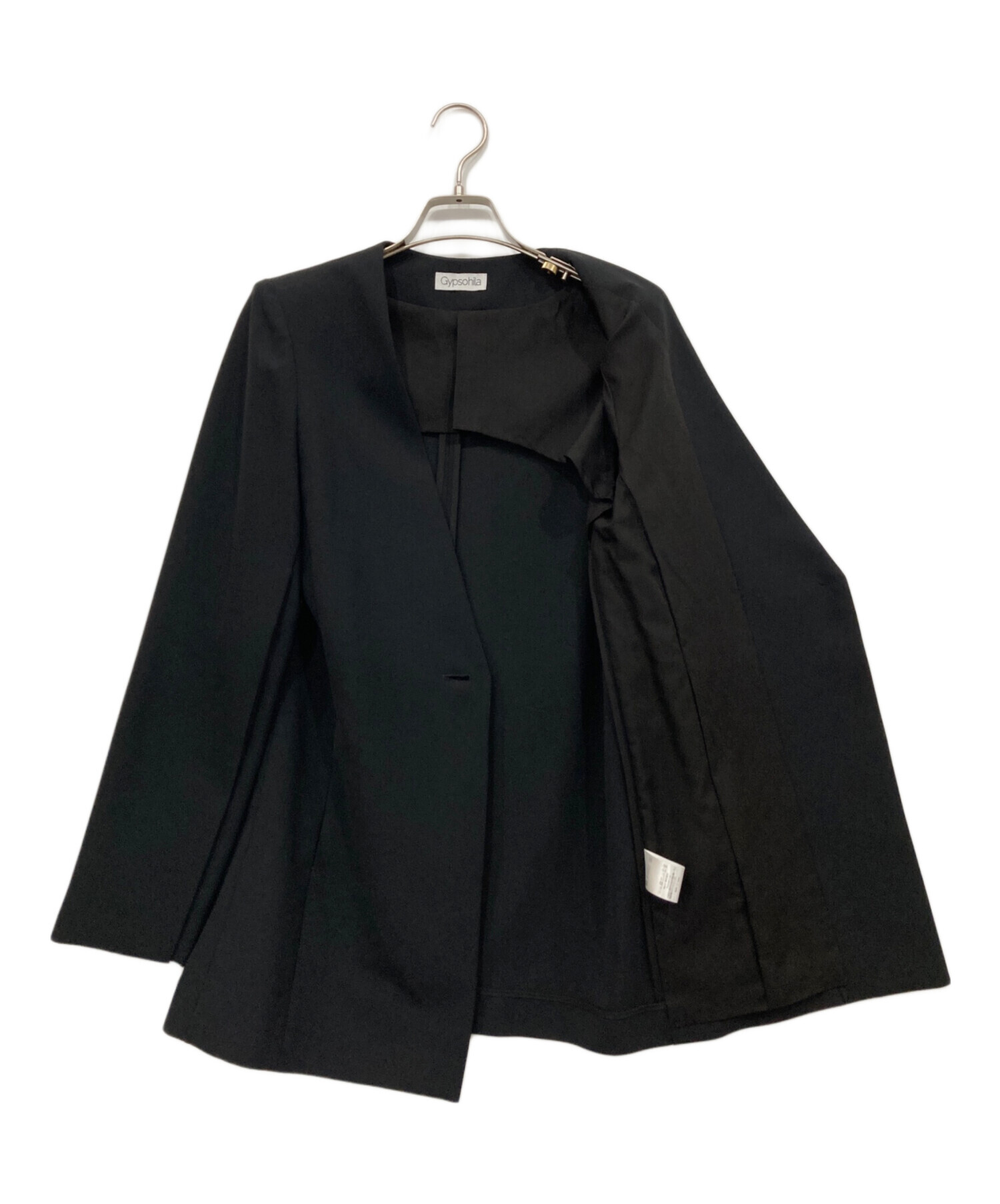 中古・古着通販】Gypsohila (ジプソフィア) Tailor Cardigan ブラック