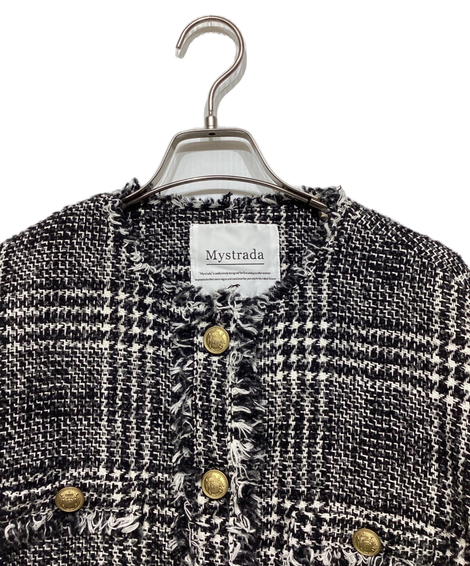 フミカウチダ 今期マドラスチェックジャケット 未使用 2025年最新