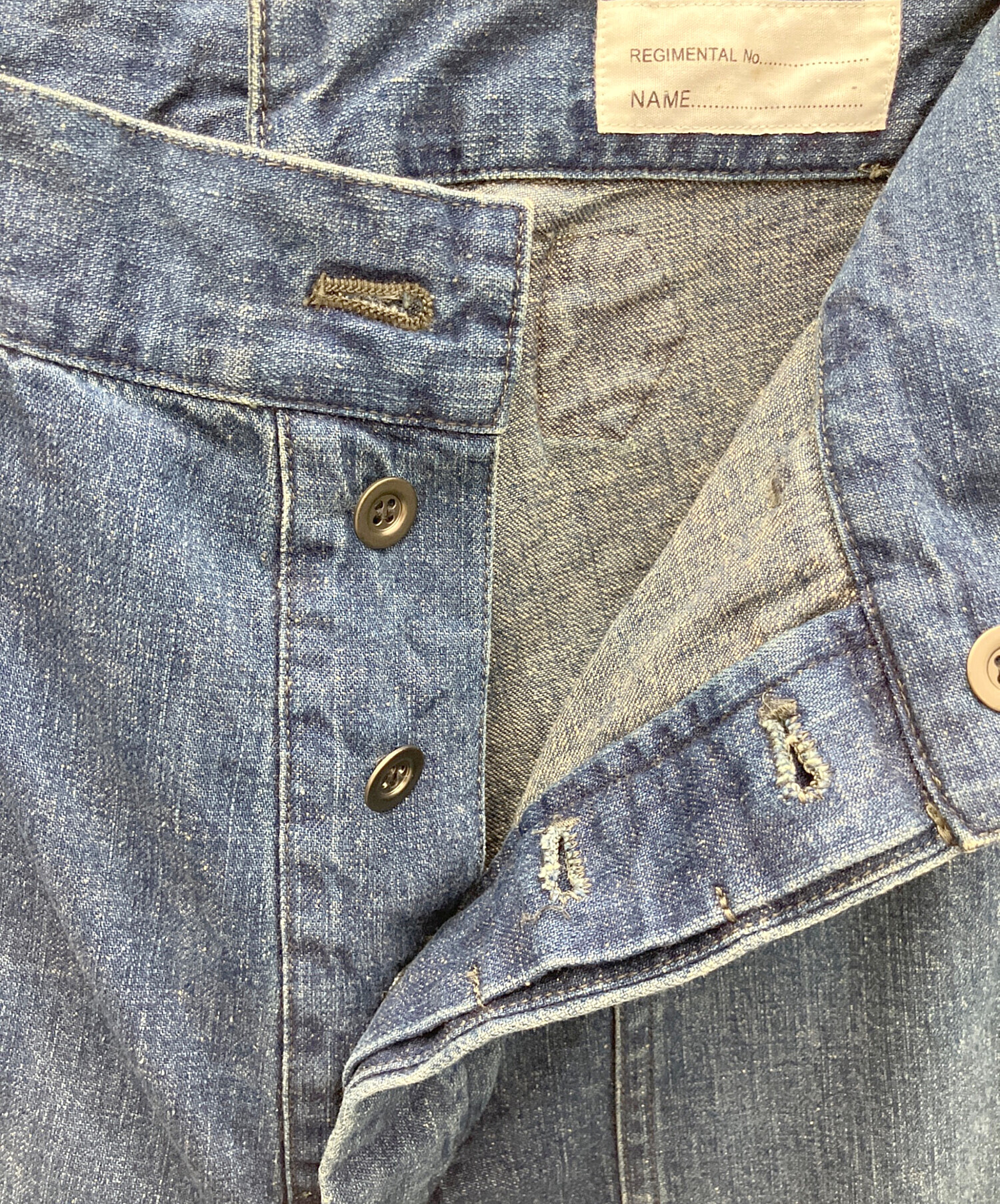 中古・古着通販】chimala (チマラ) セルビッチ デニム ワークパンツ