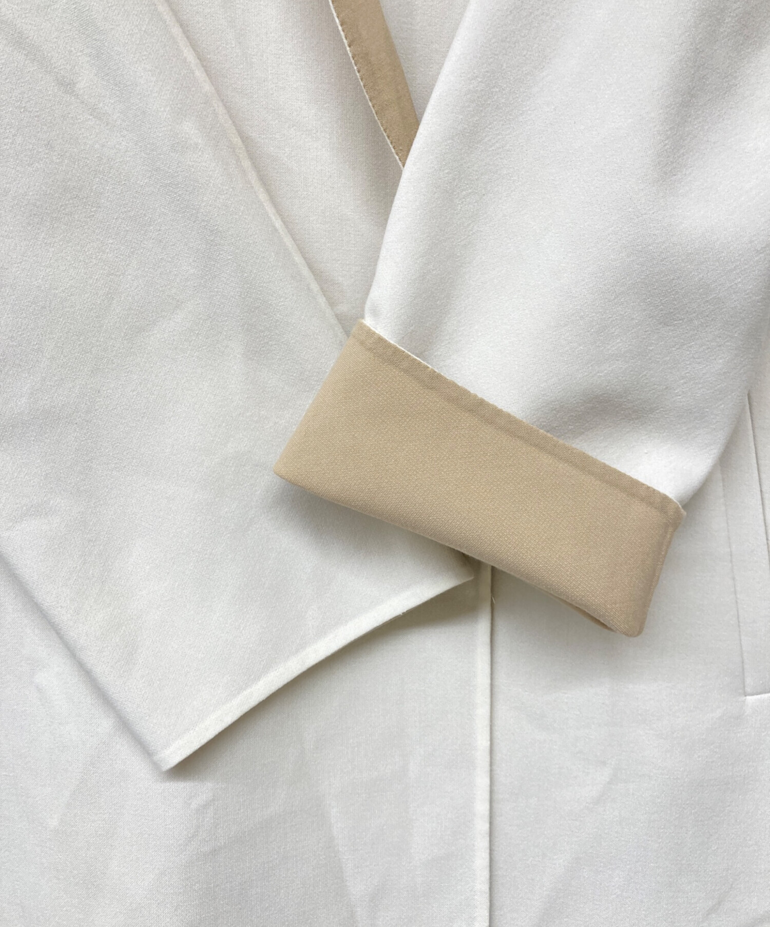 中古・古着通販】ANAYI (アナイ) カラーリバーノーカラーコート