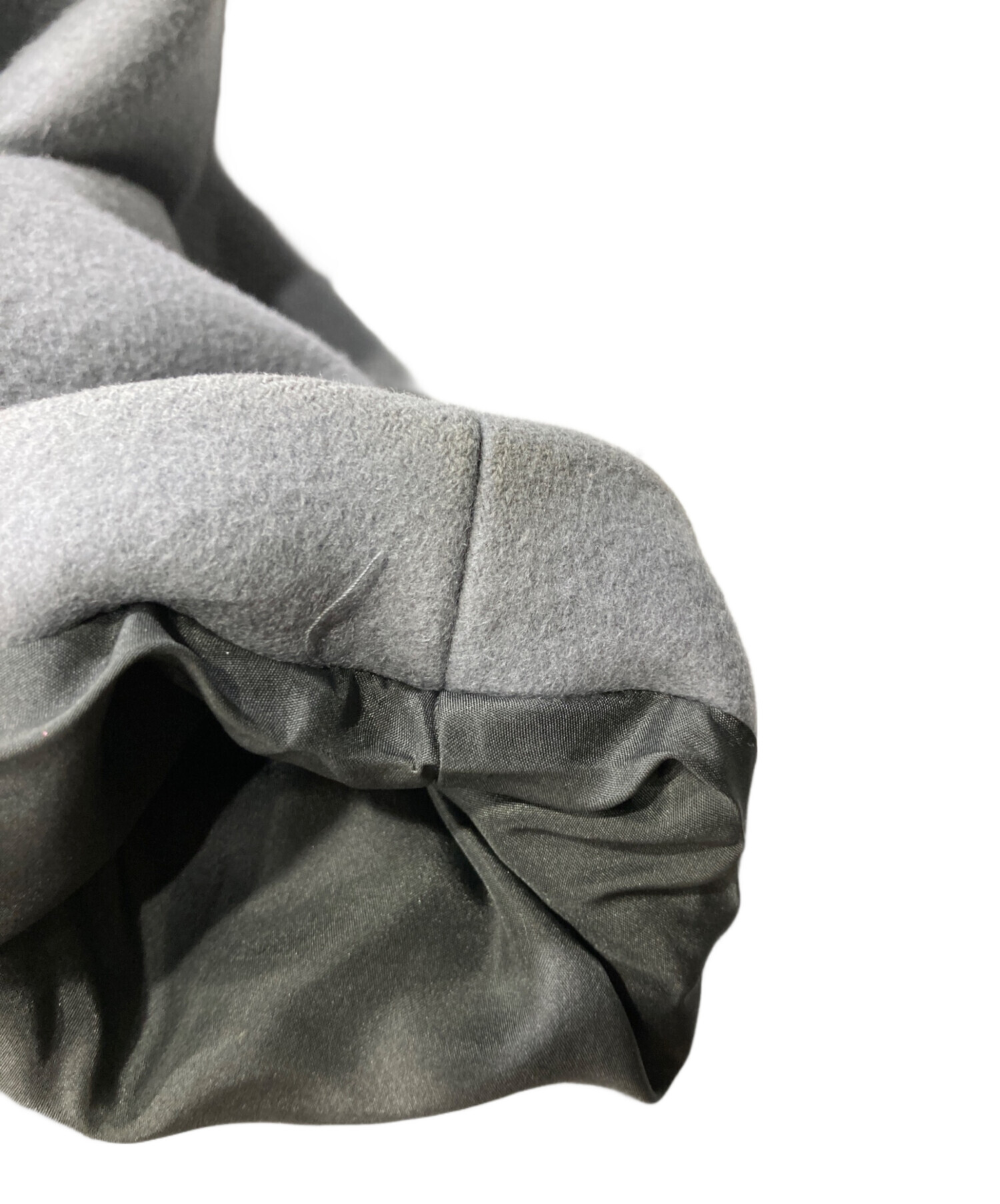 中古・古着通販】DRAWER (ドゥロワー) メルトンノーカラーコート