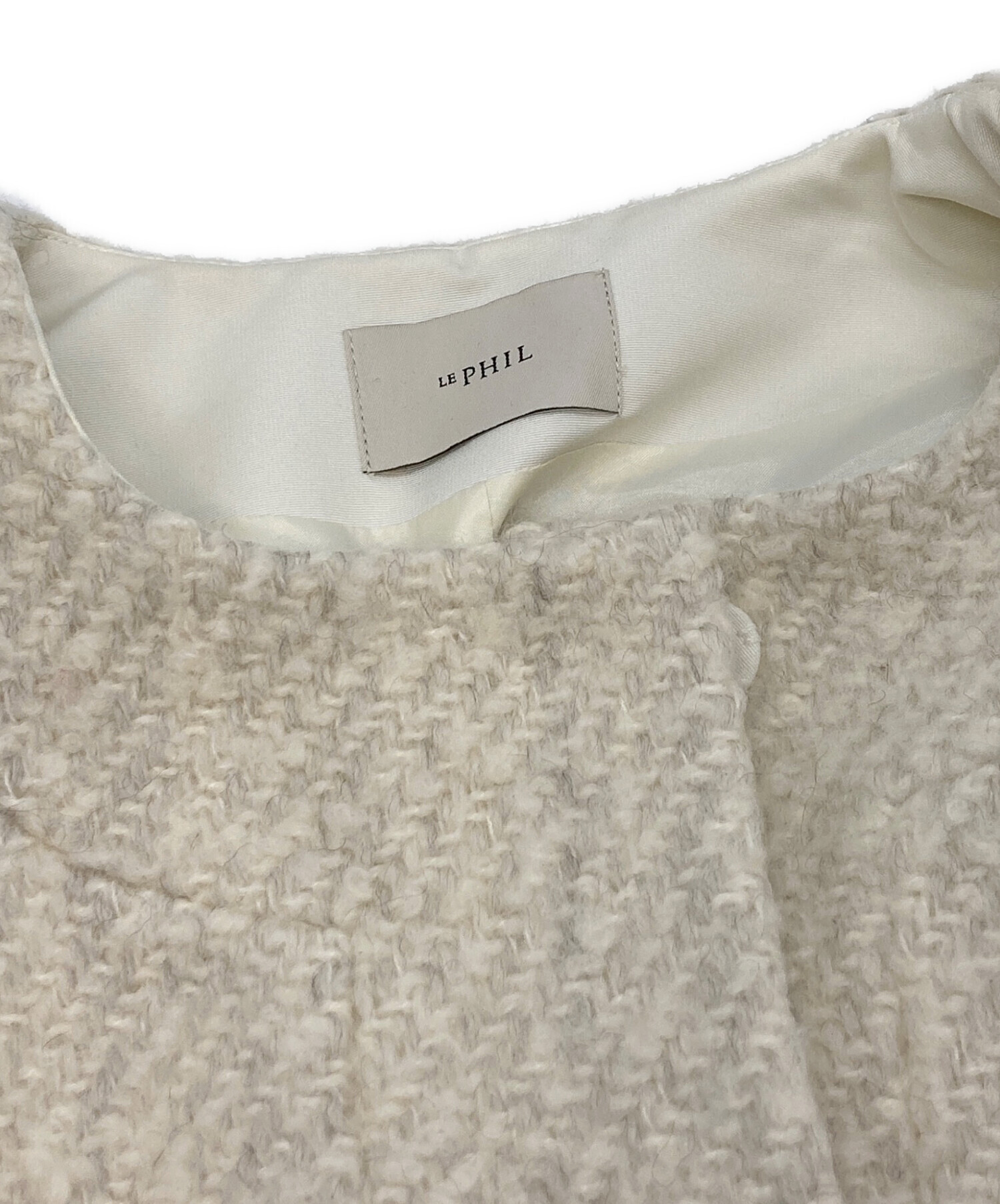 中古・古着通販】LE PHIL (ル フィル) ノットツイードジャケット