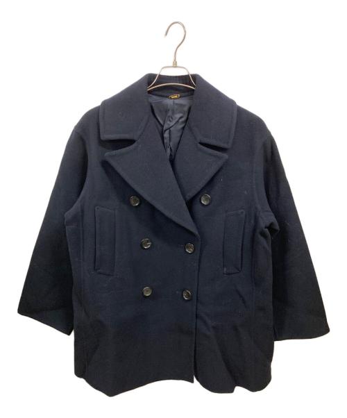 美品 ミューズ ドゥーズィエムクラス Viclor ハーフ Pコート ネイビー DEUXIEME CLASSE - 【Deuxieme Classe】Viclorハーフコートの通販 by