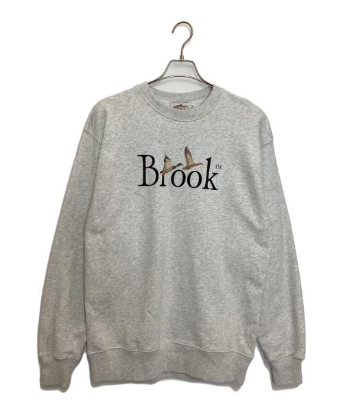 中古・古着通販】BROOK (ブルック) クルーネックスウェット グレー