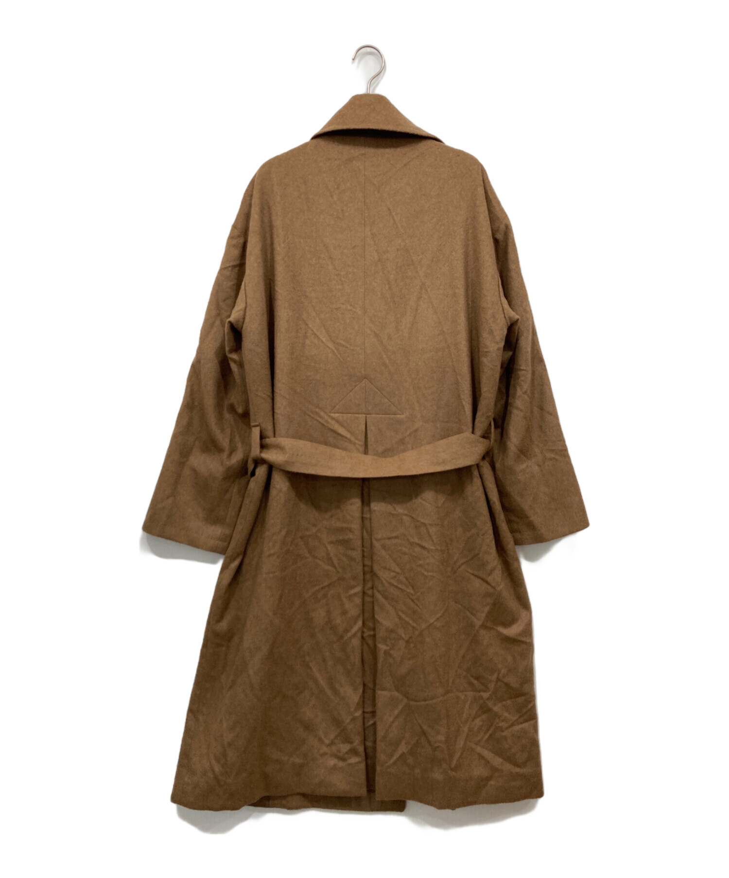 中古・古着通販】ATON (エイトン) キャメル ローデンコート ブラウン