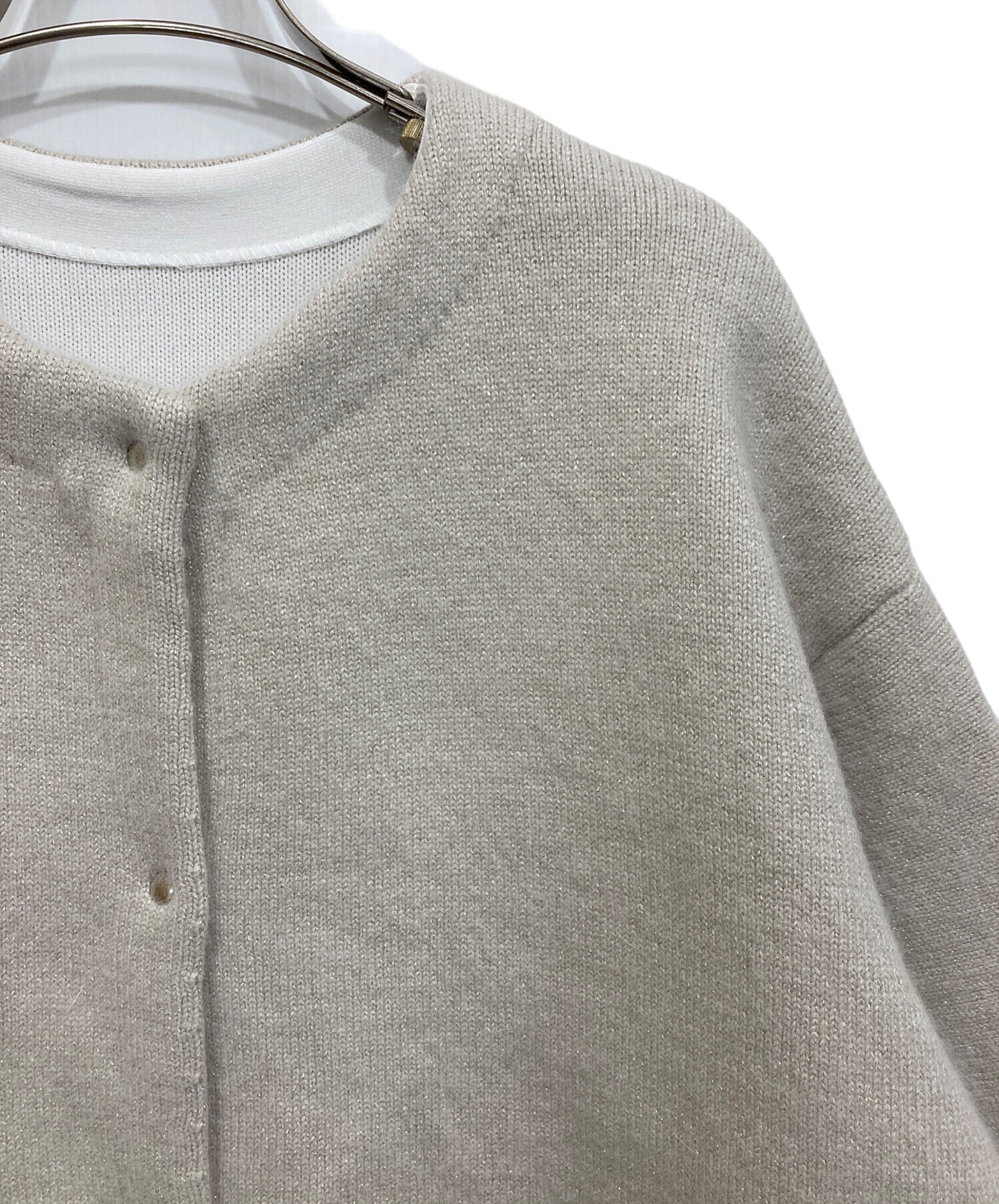 中古・古着通販】Apuweiser-riche (アプワイザーリッシェ) ラメニット