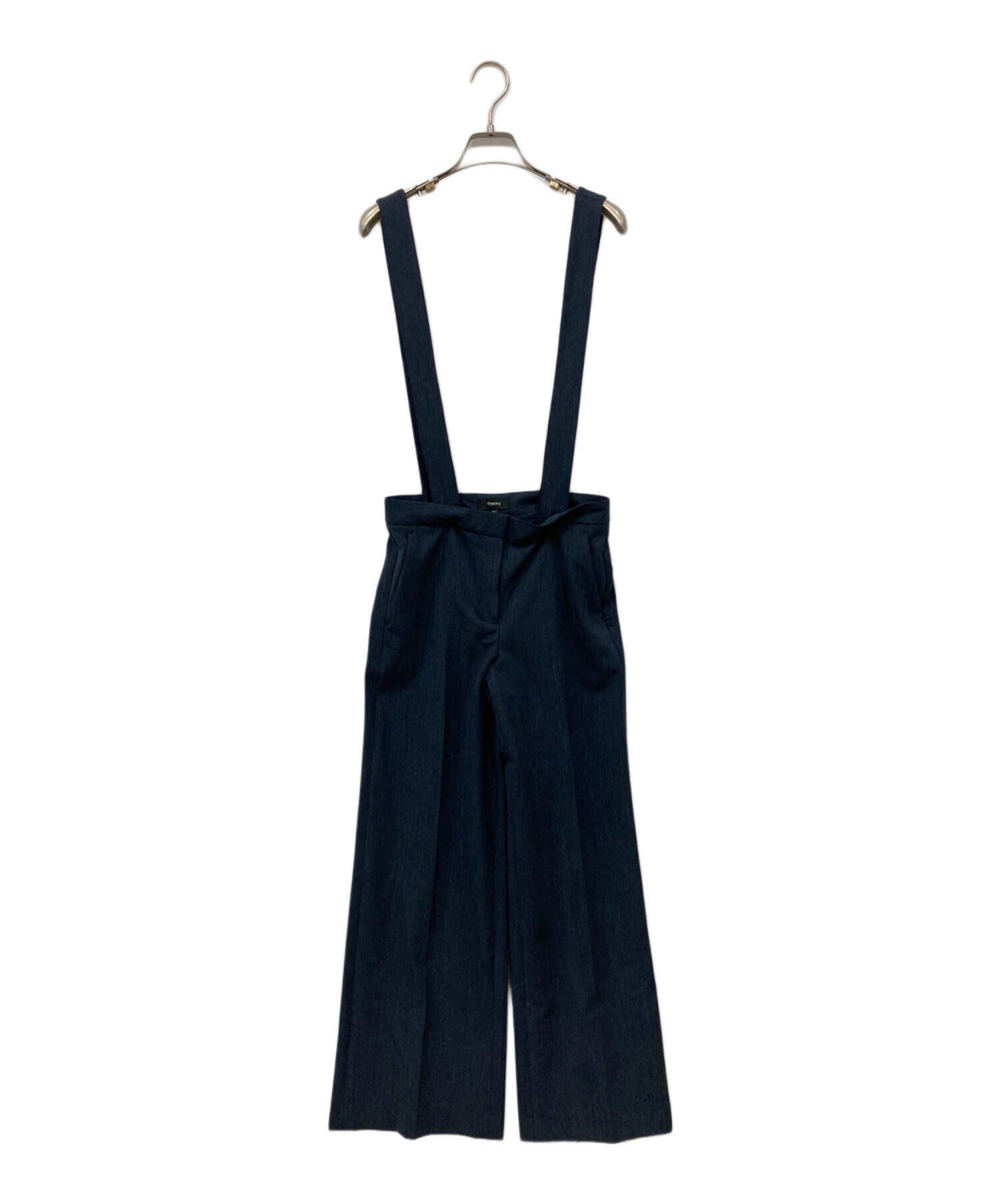 新品❤️theory サスペンダー付パンツ　セオリー 中古・古着通販】theory (セオリー) サスペンダーパンツ ネイビー