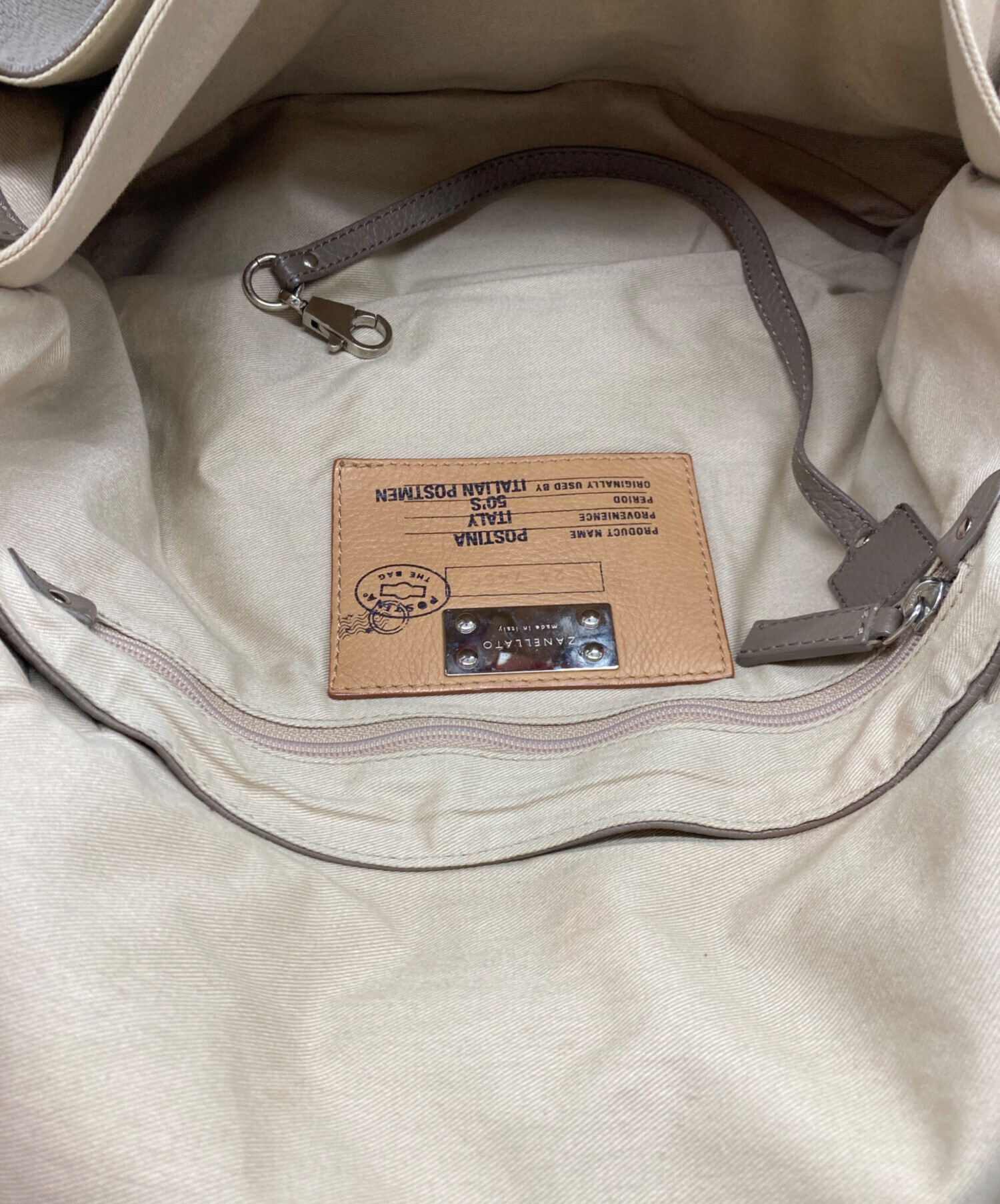 中古・古着通販】ZANELLATO (ザネラート) ショルダーバッグ ブラウン 