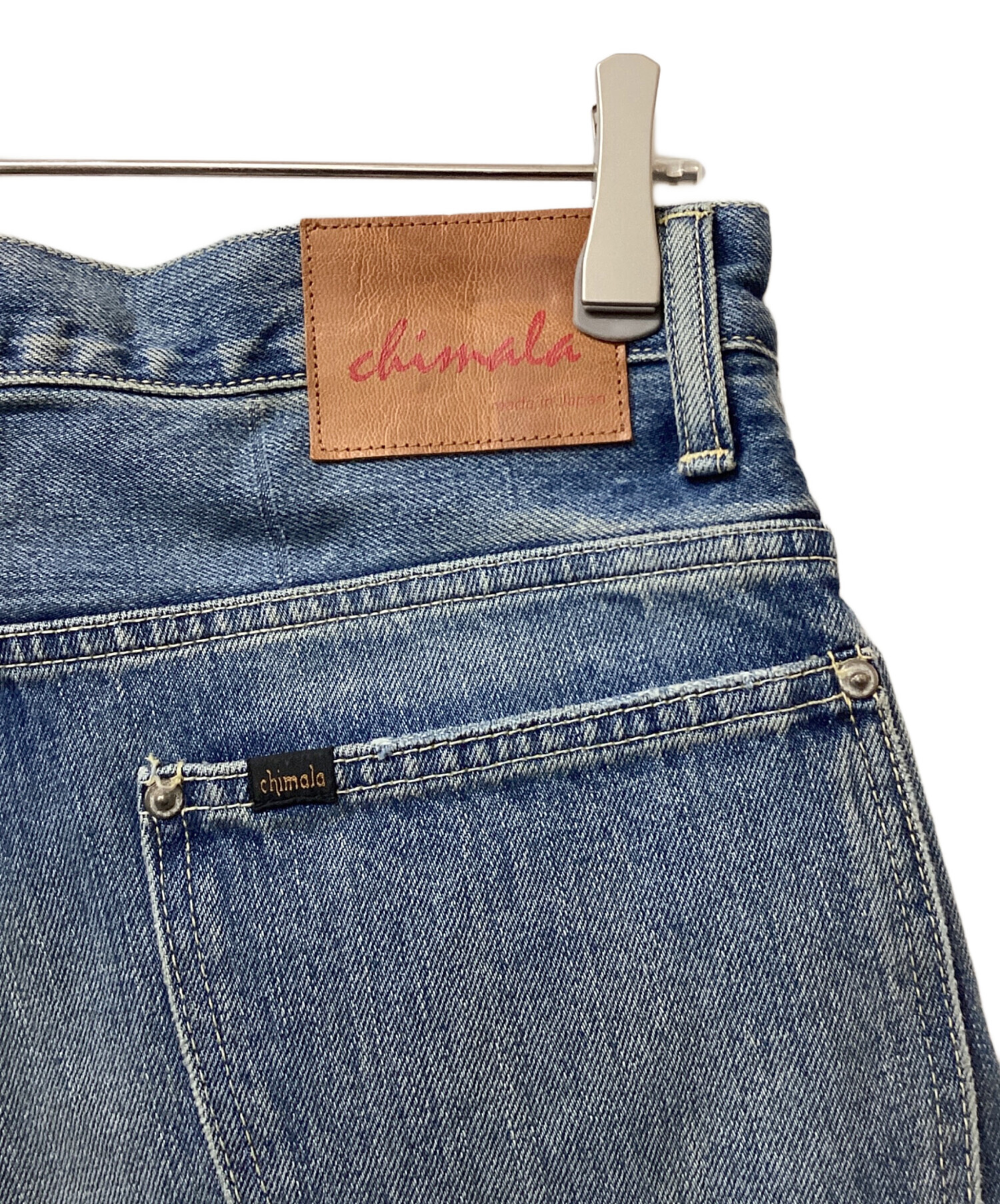 中古・古着通販】chimala (チマラ) DENIM BAGGY CUT ブルー サイズ:24